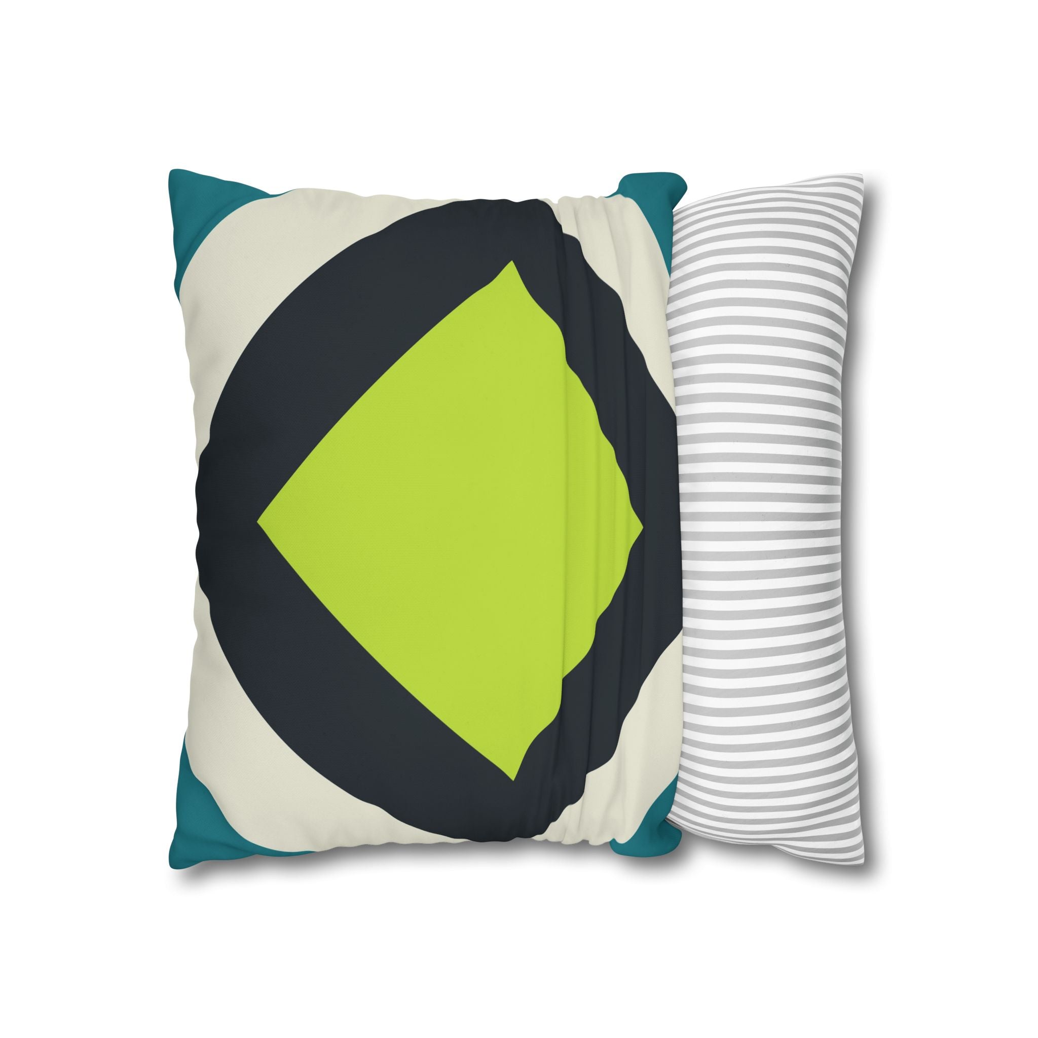 Geometric Diamond Pillowcase - Modern Art