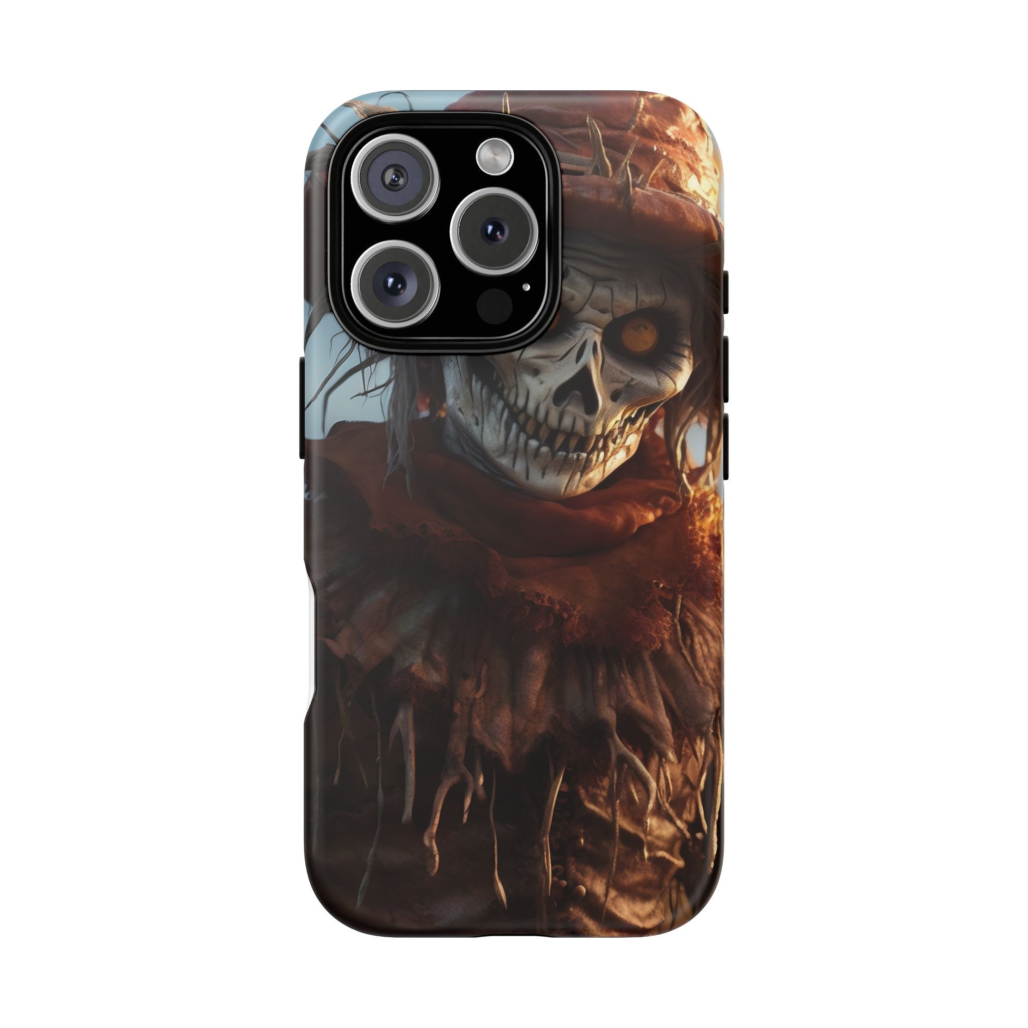 Creepy Scarecrow Hexagon iPhone Case