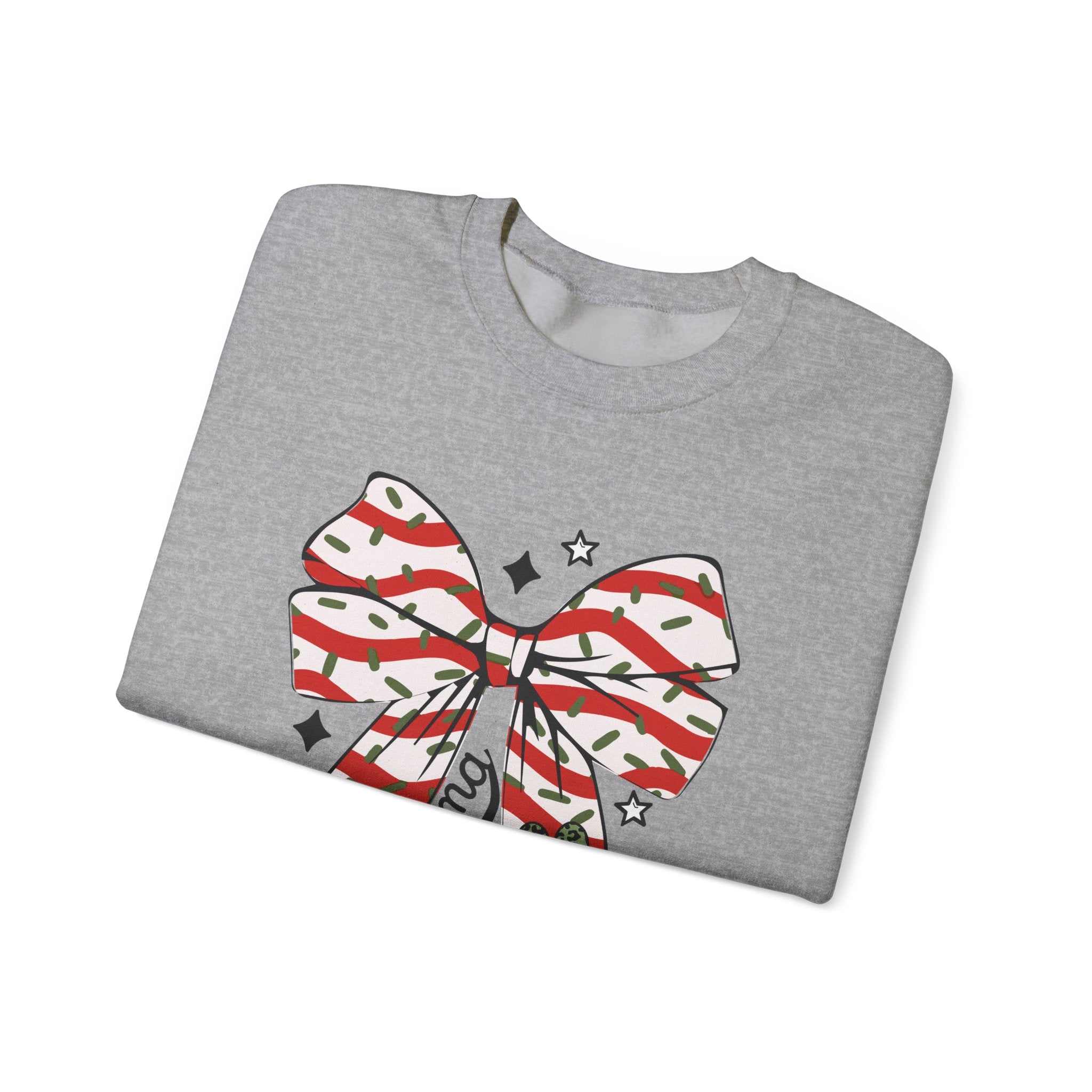 Dog Mama Christmas Bow Sweatshirt