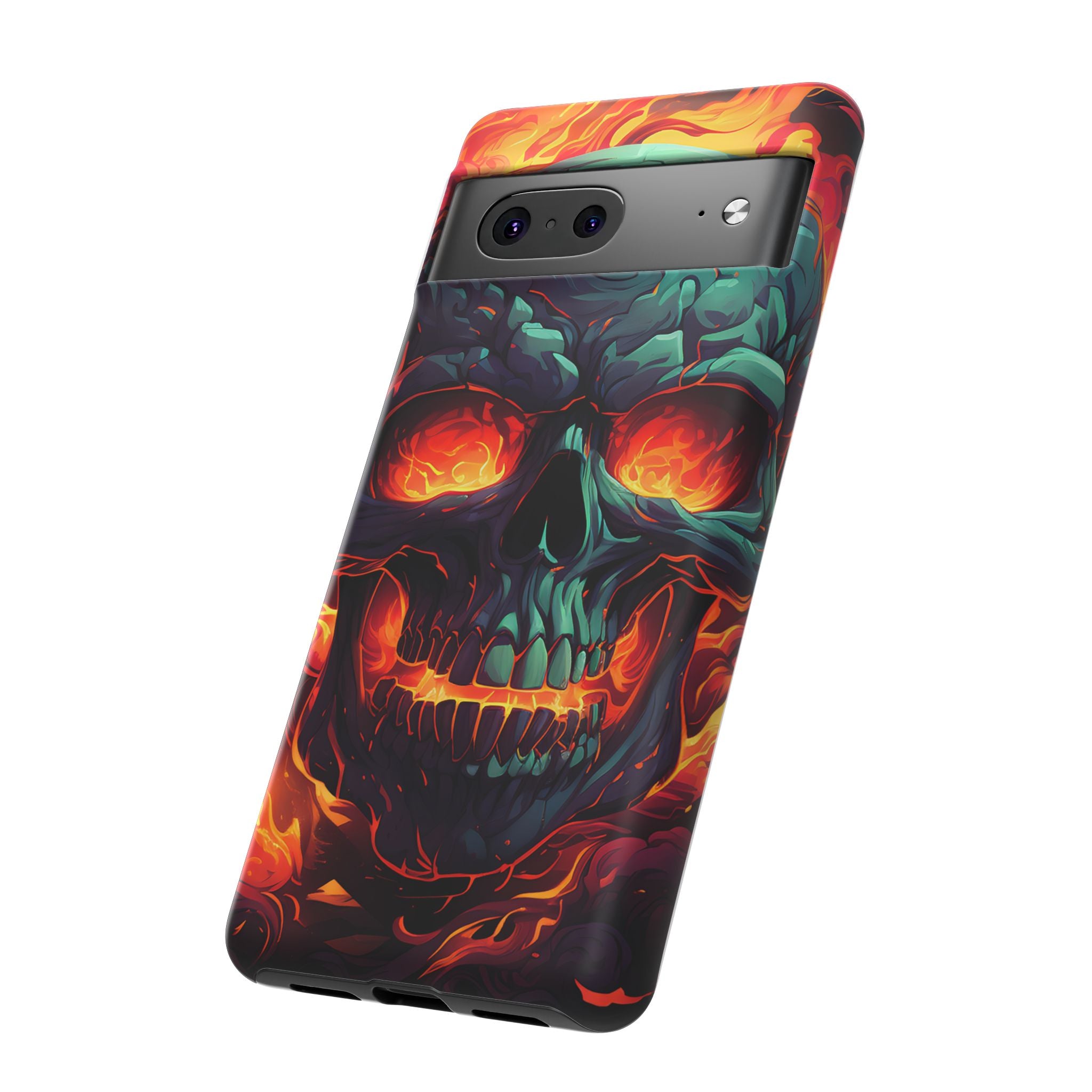 Fiery Skull Google Google Pixel Case (All Models)