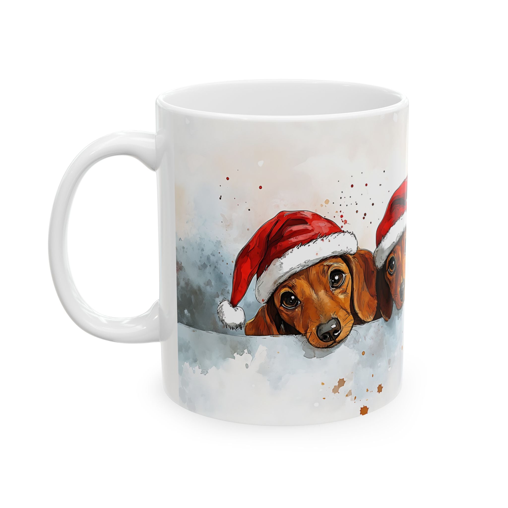 Dachshund Santa Mug - Holiday Cheer