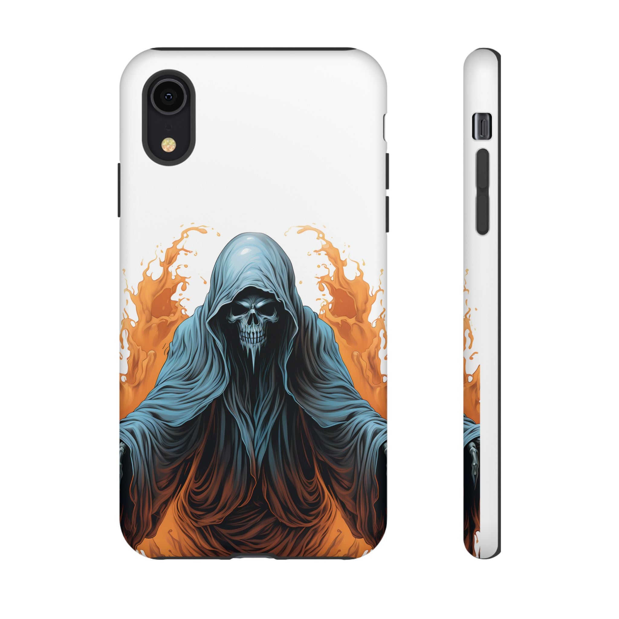 Grim Reaper Hexagon Stone iPhone Case