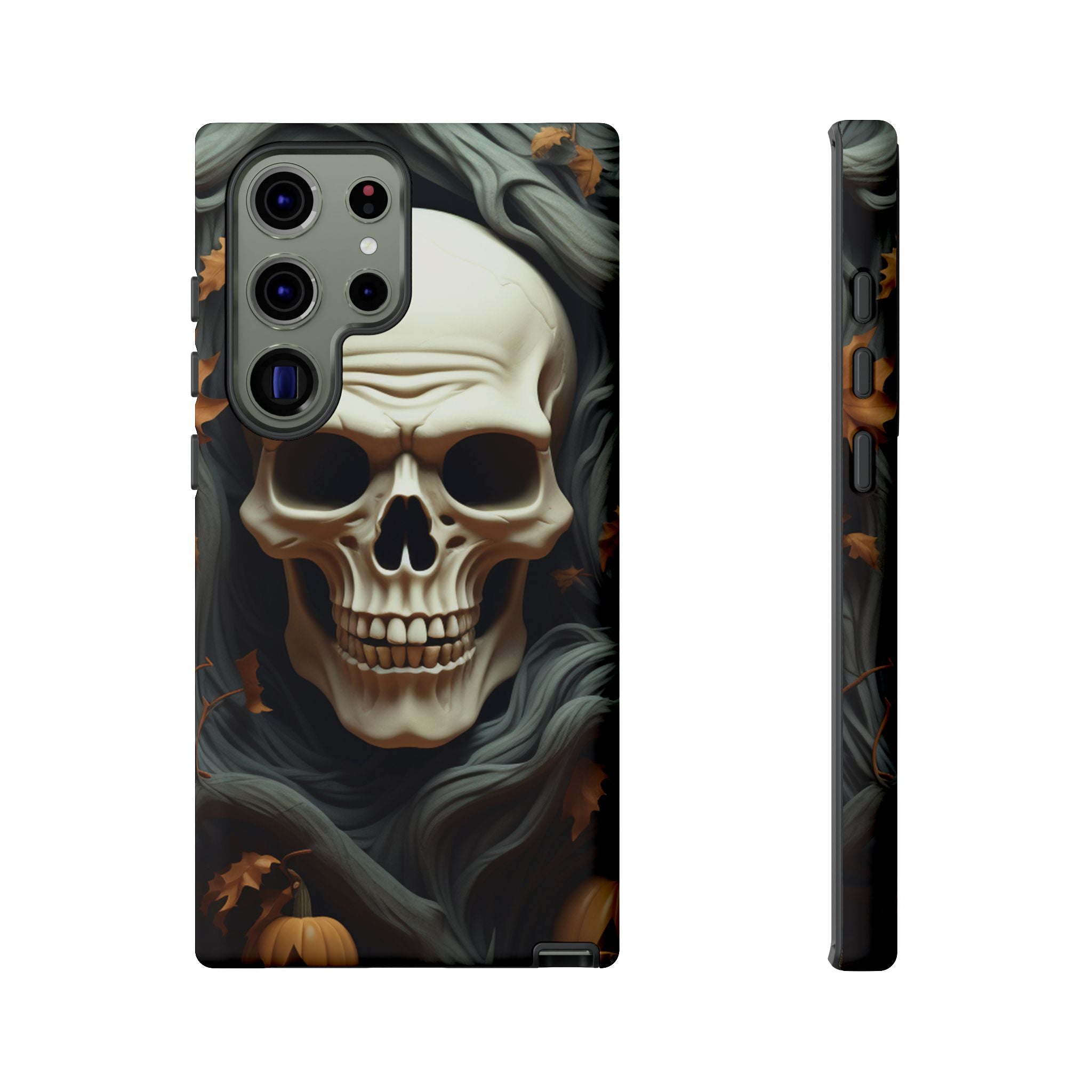 Spooky Skull Samsung Case: Halloween Edition