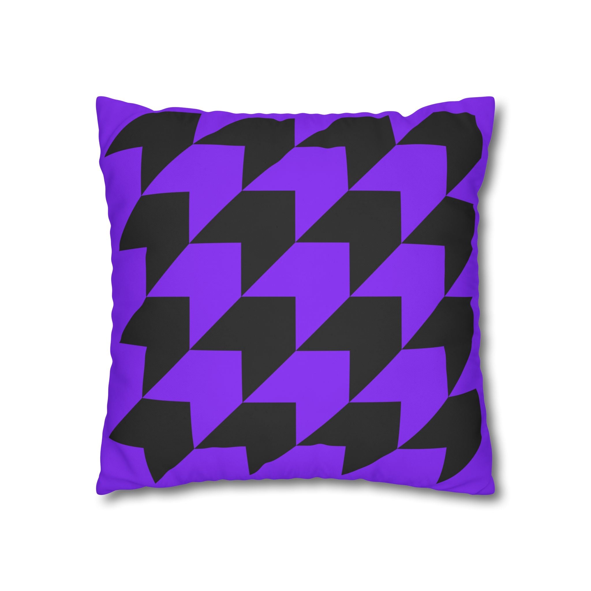 Geometric Purple Arrow Pillowcase