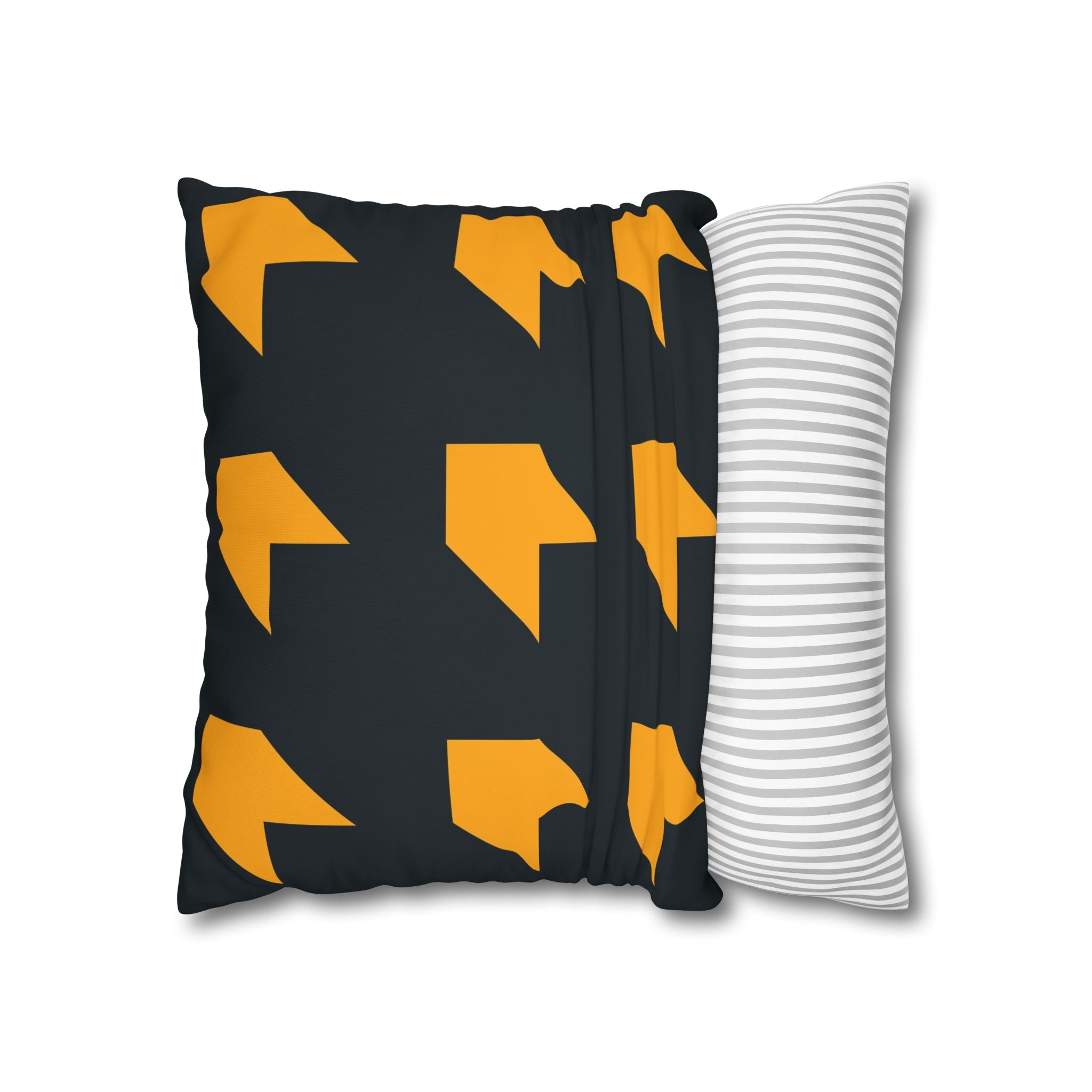 Geometric Arrow Orange Pillowcase