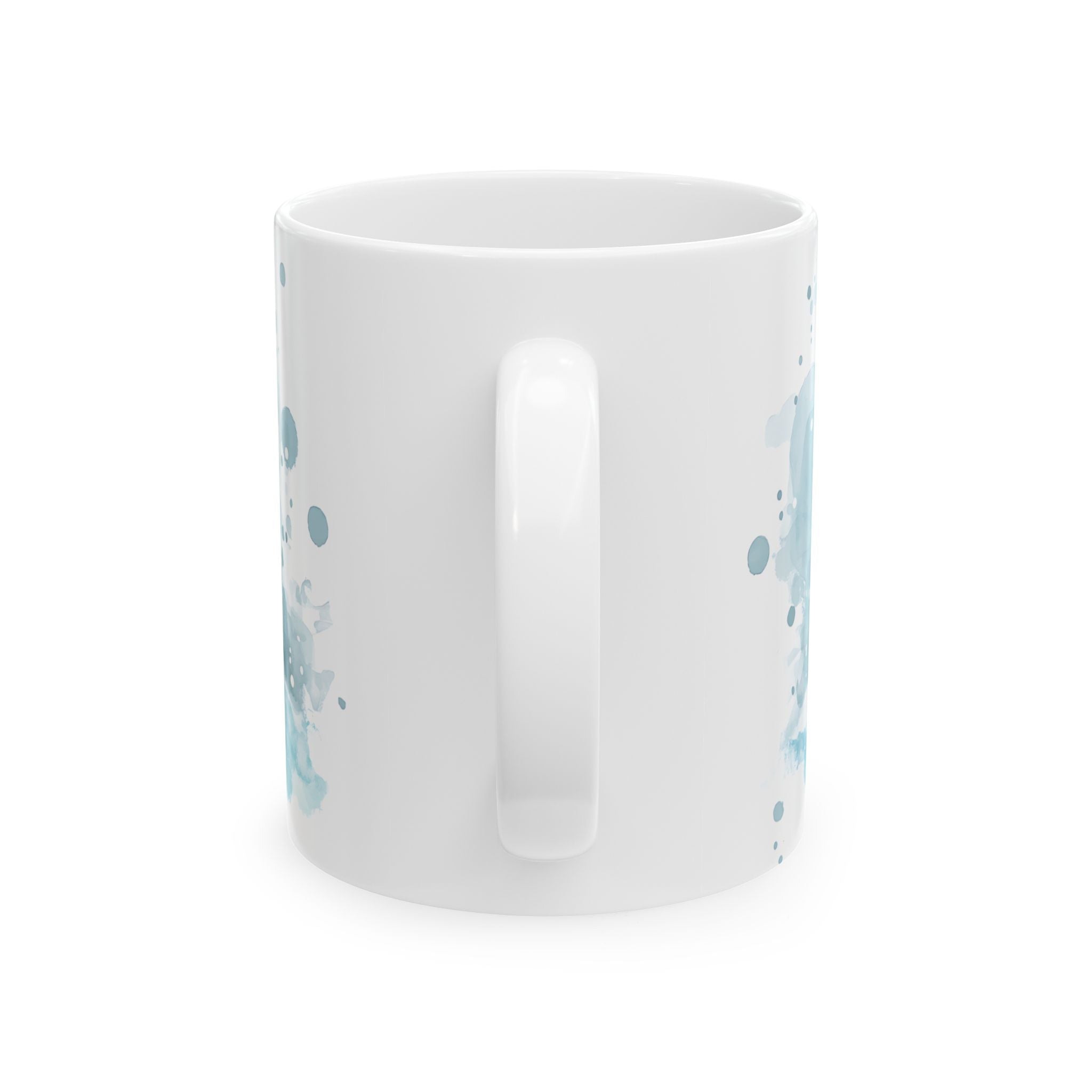 Snow Leopard Santa Mug