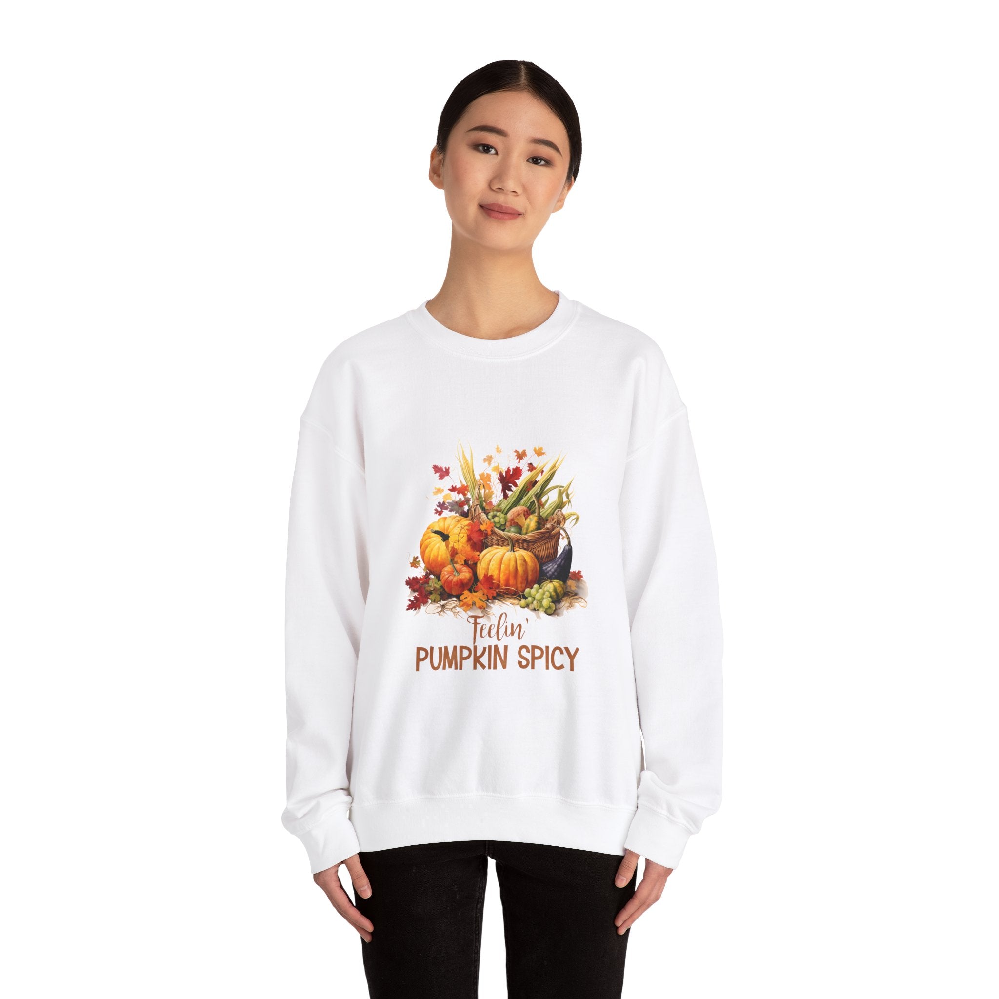 Feelin' Pumpkin Spicy Thanksgiving Sweatshirt