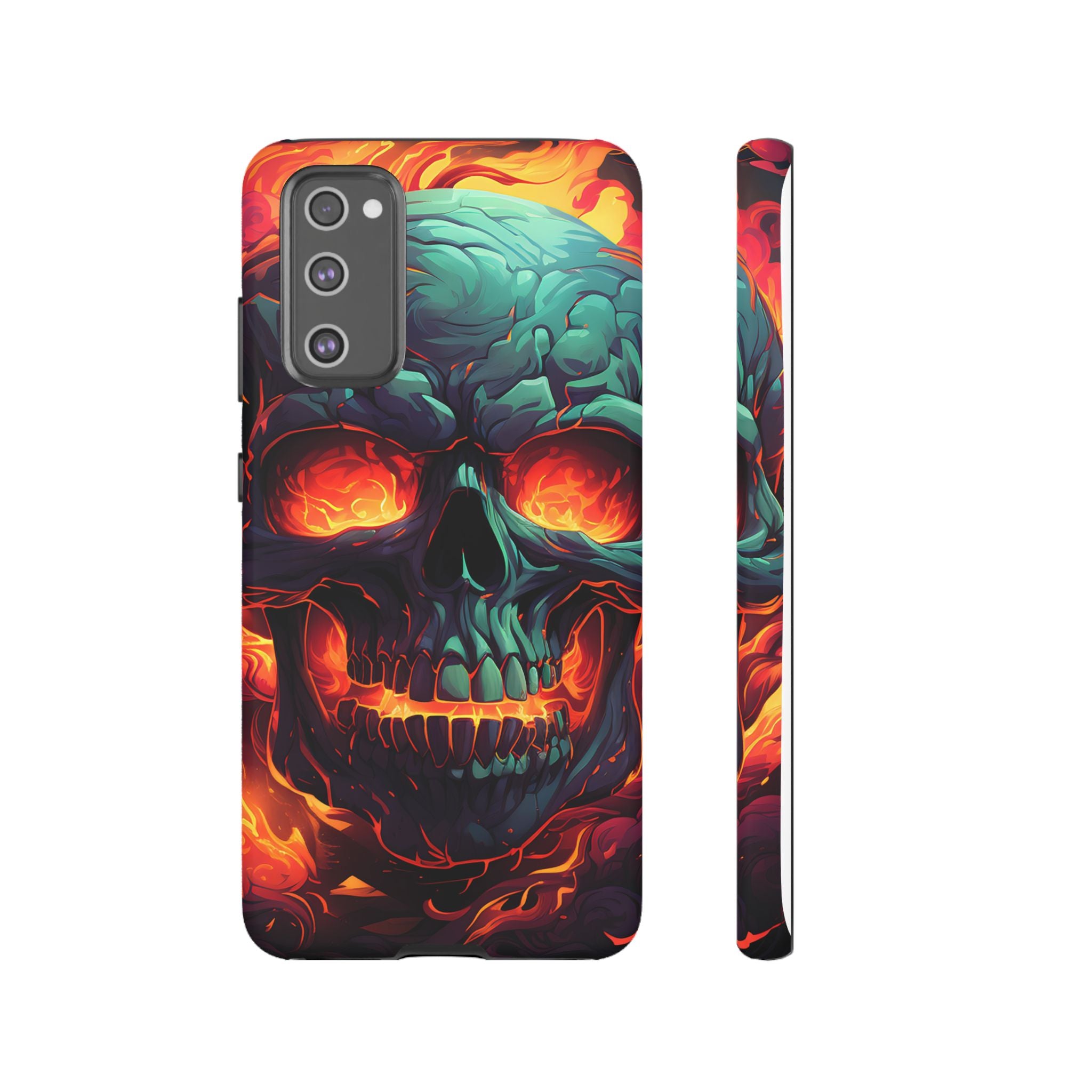 Fiery Skull Samsung Phone Case