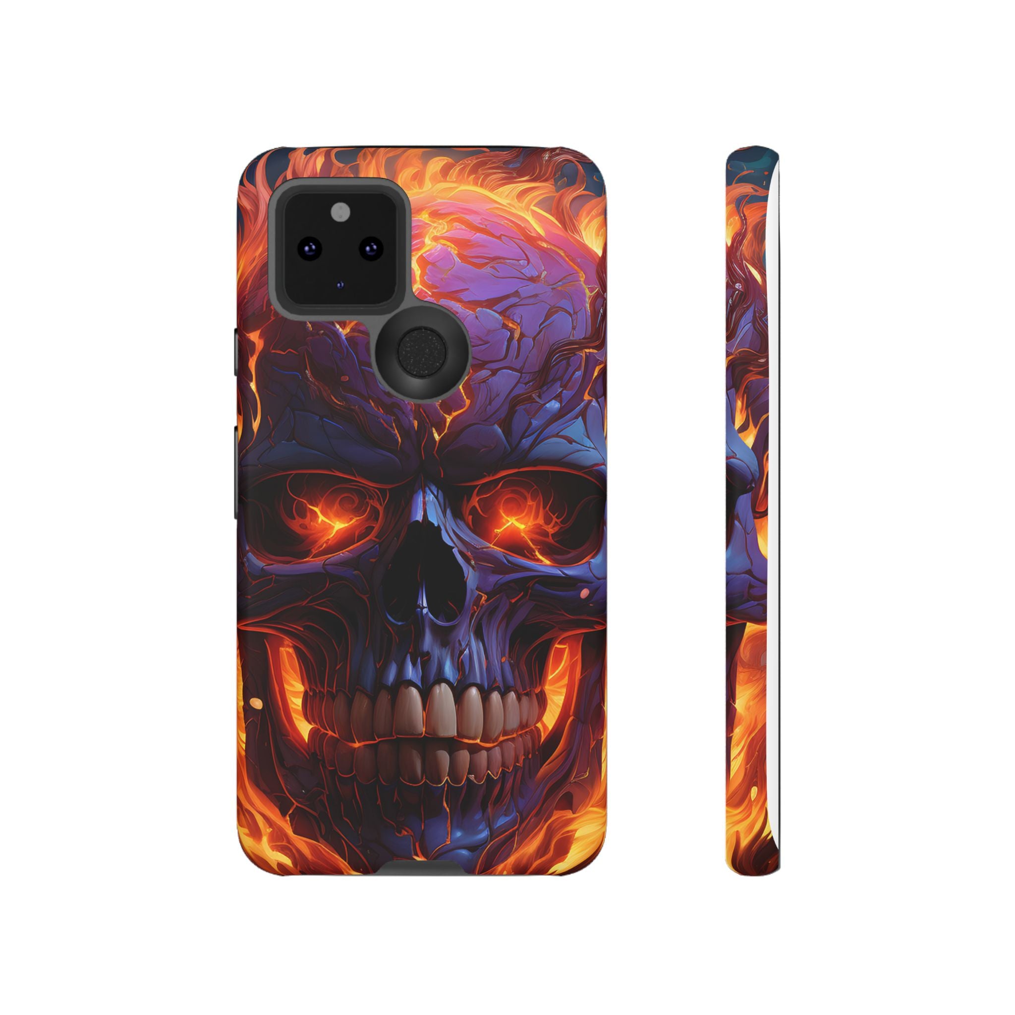 Fiery Skull Google Pixel Case (All Models)