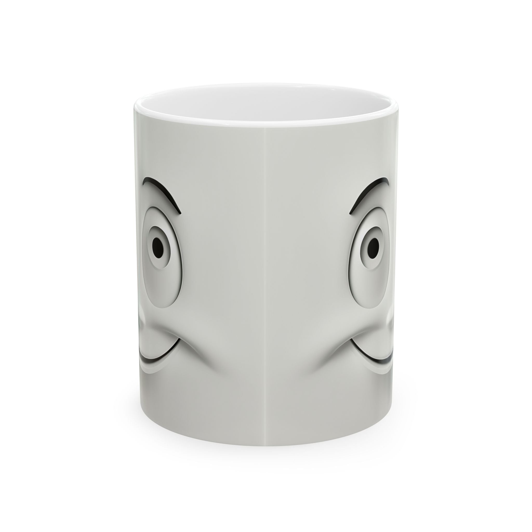 Winking Faces Mug - Cute Couple Coffee Cup