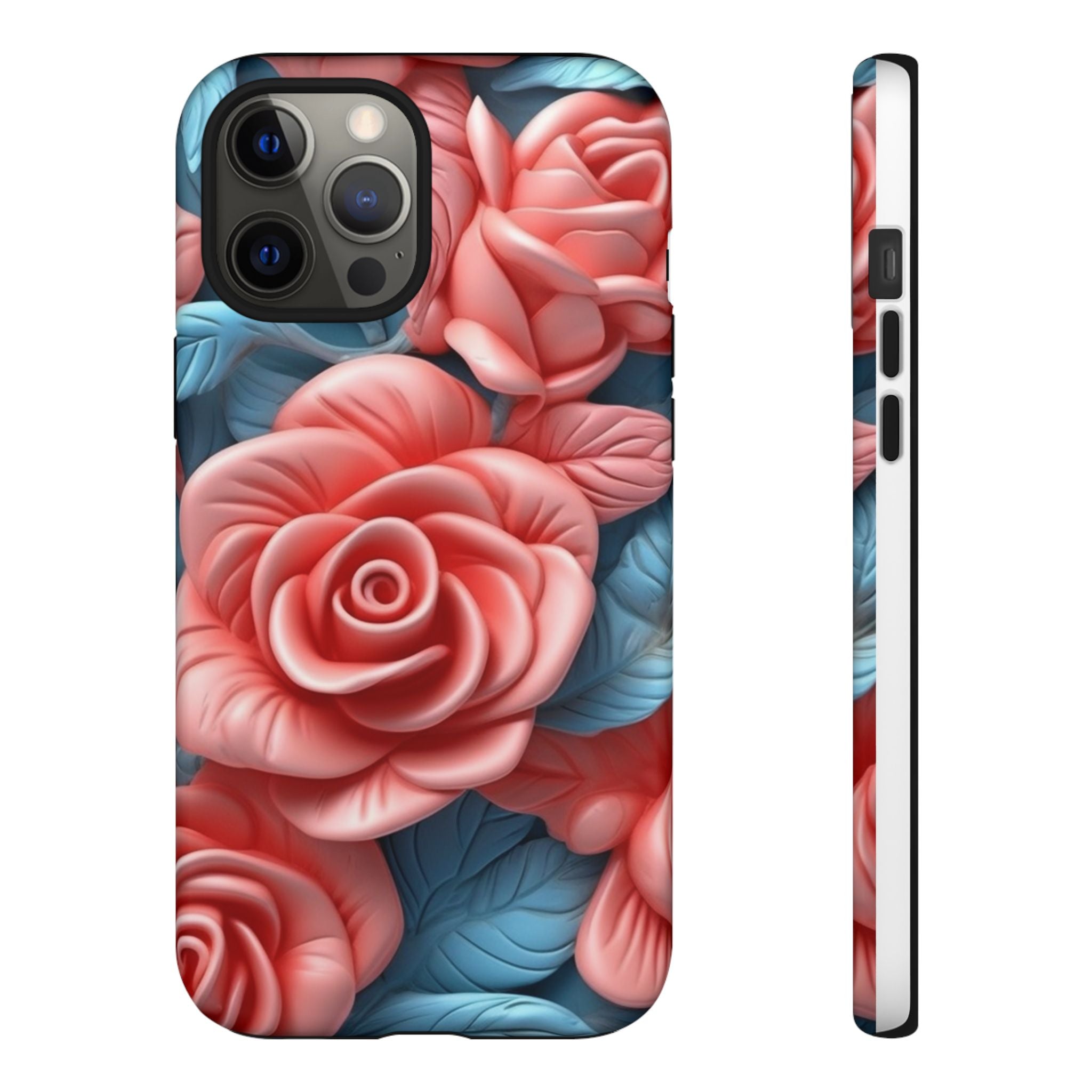 Stylized Floral iPhone Case - Hexagon Stone