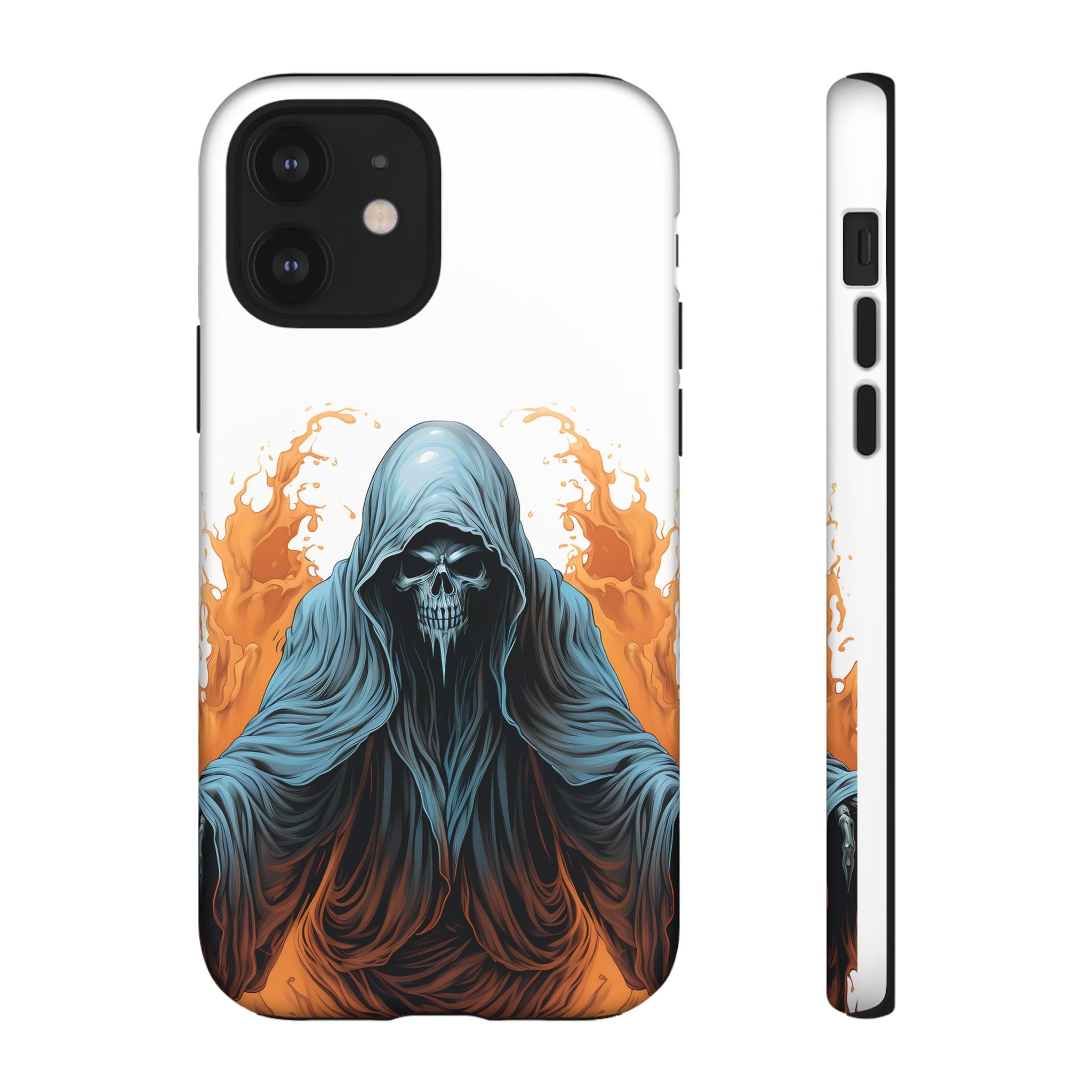 Grim Reaper Hexagon Stone iPhone Case