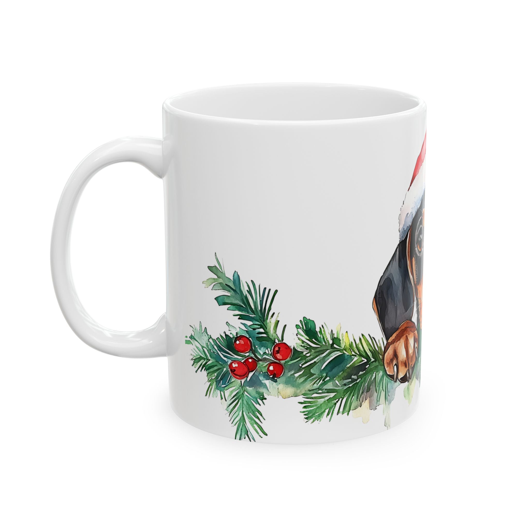 Dachshund Puppy Santa Mug