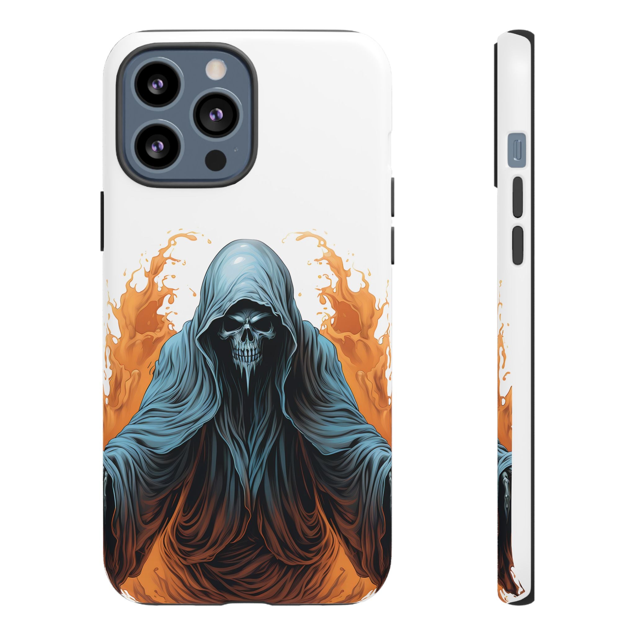 Grim Reaper Hexagon Stone iPhone Case