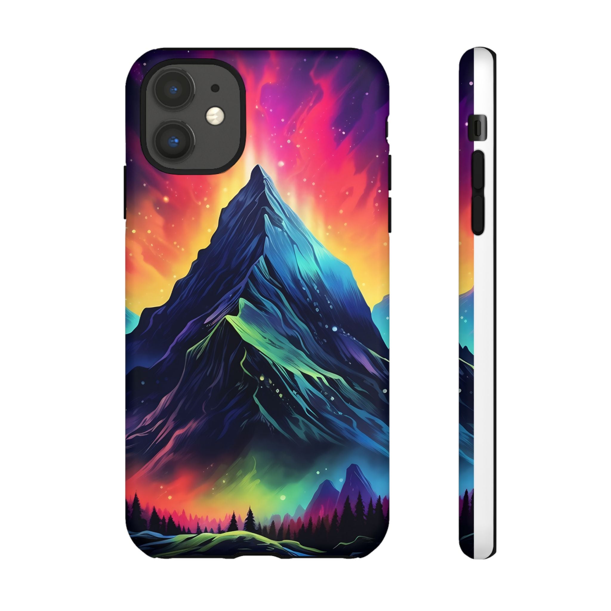 Cosmic Mountain iPhone Case - Hexagon Stone