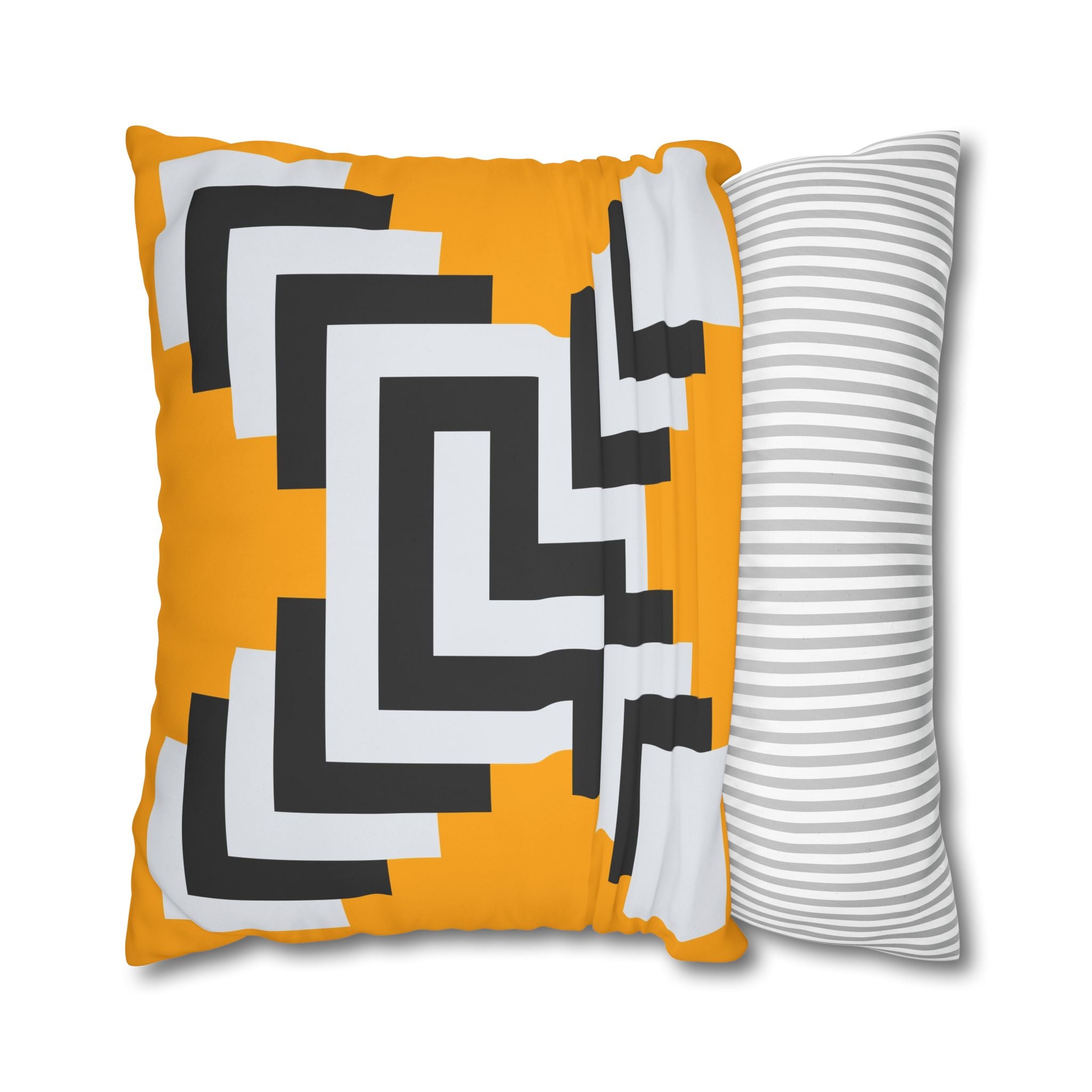 Geometric Gold Pillowcase - Abstract X Design