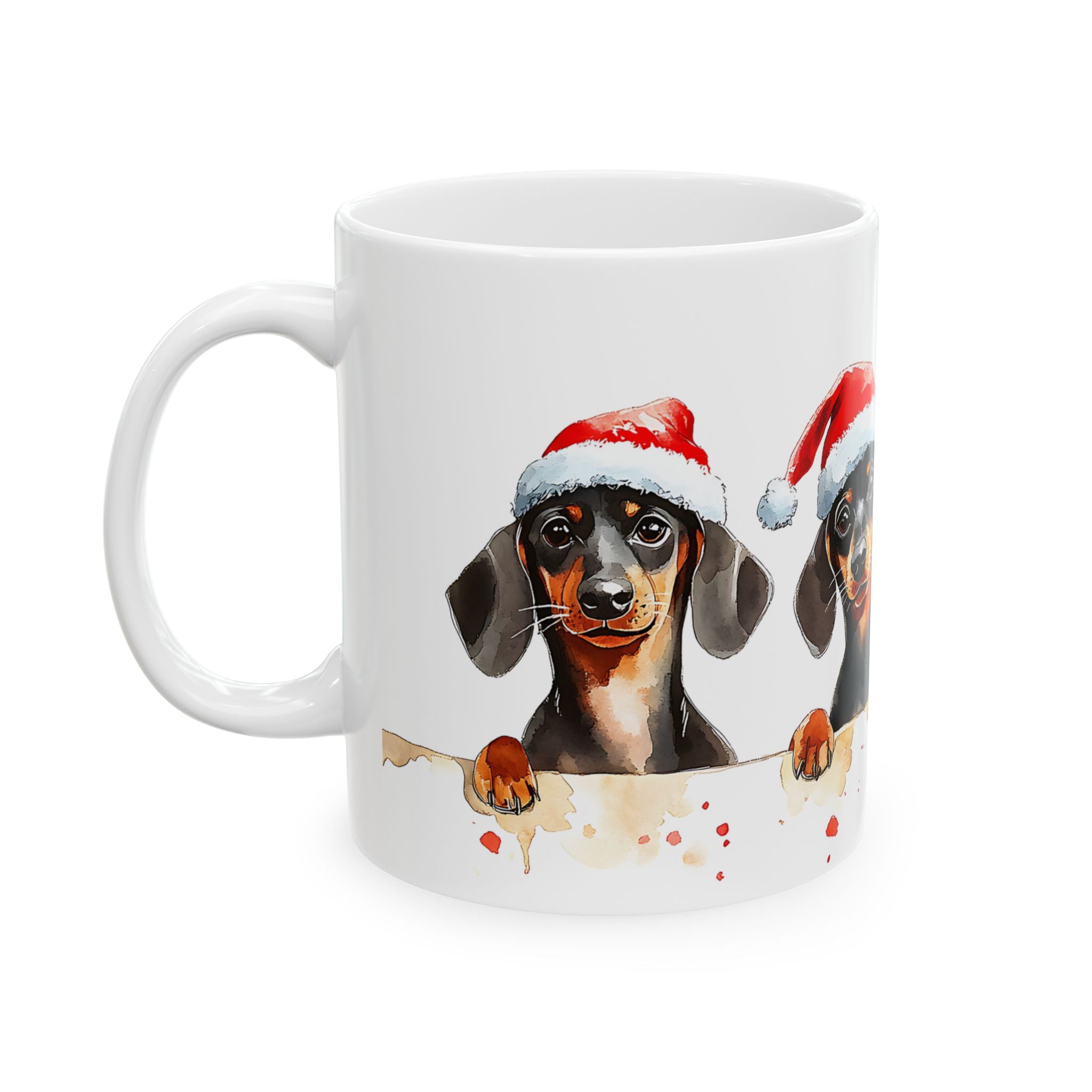 Dachshund Santa Mug: Holiday Cheer