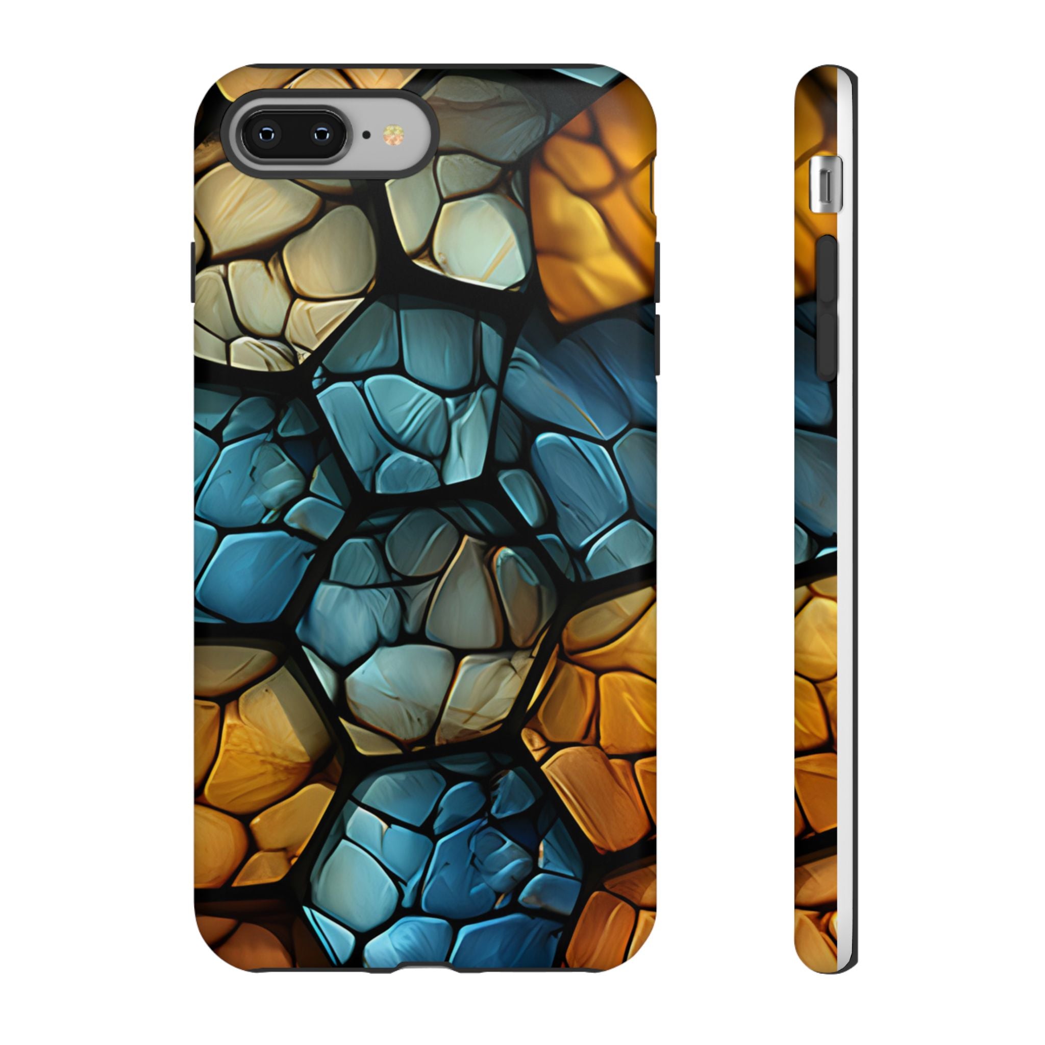 Abstract Stone Mosaic iPhone Case