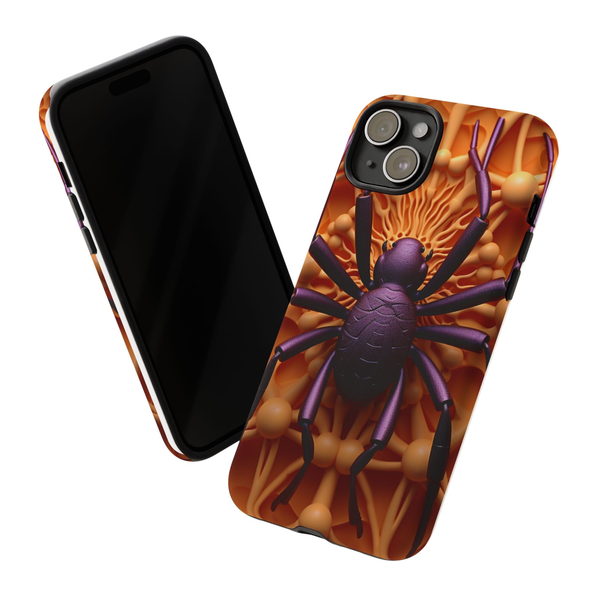 Metallic Spider Hexagon iPhone Case