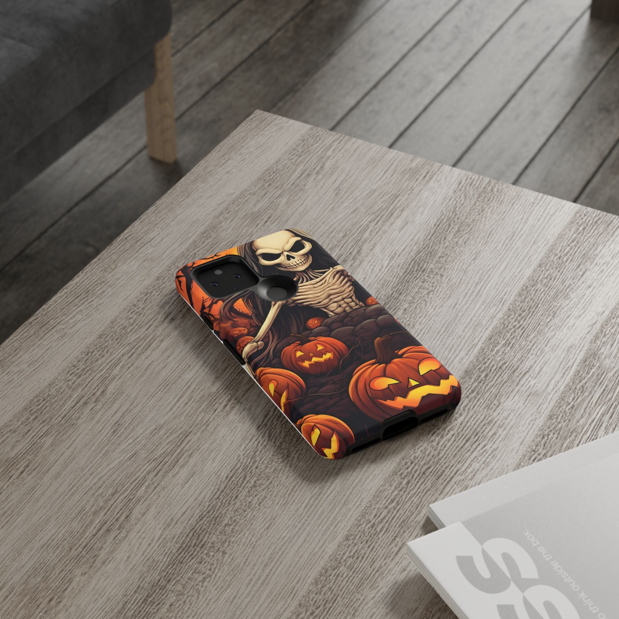 Spooky Skeleton Halloween Google Pixel Case (All Models)