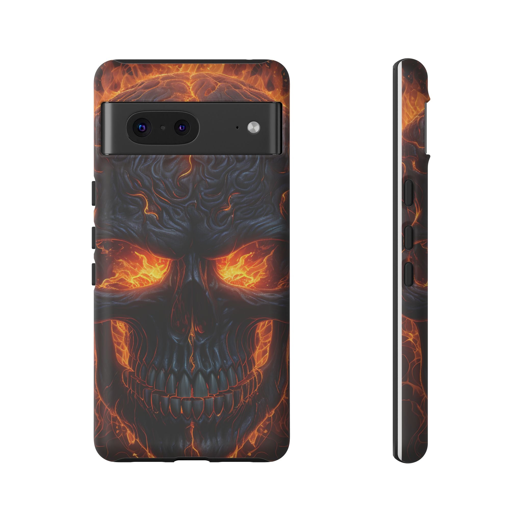 Fiery Skull Google Pixel Case (All Models)