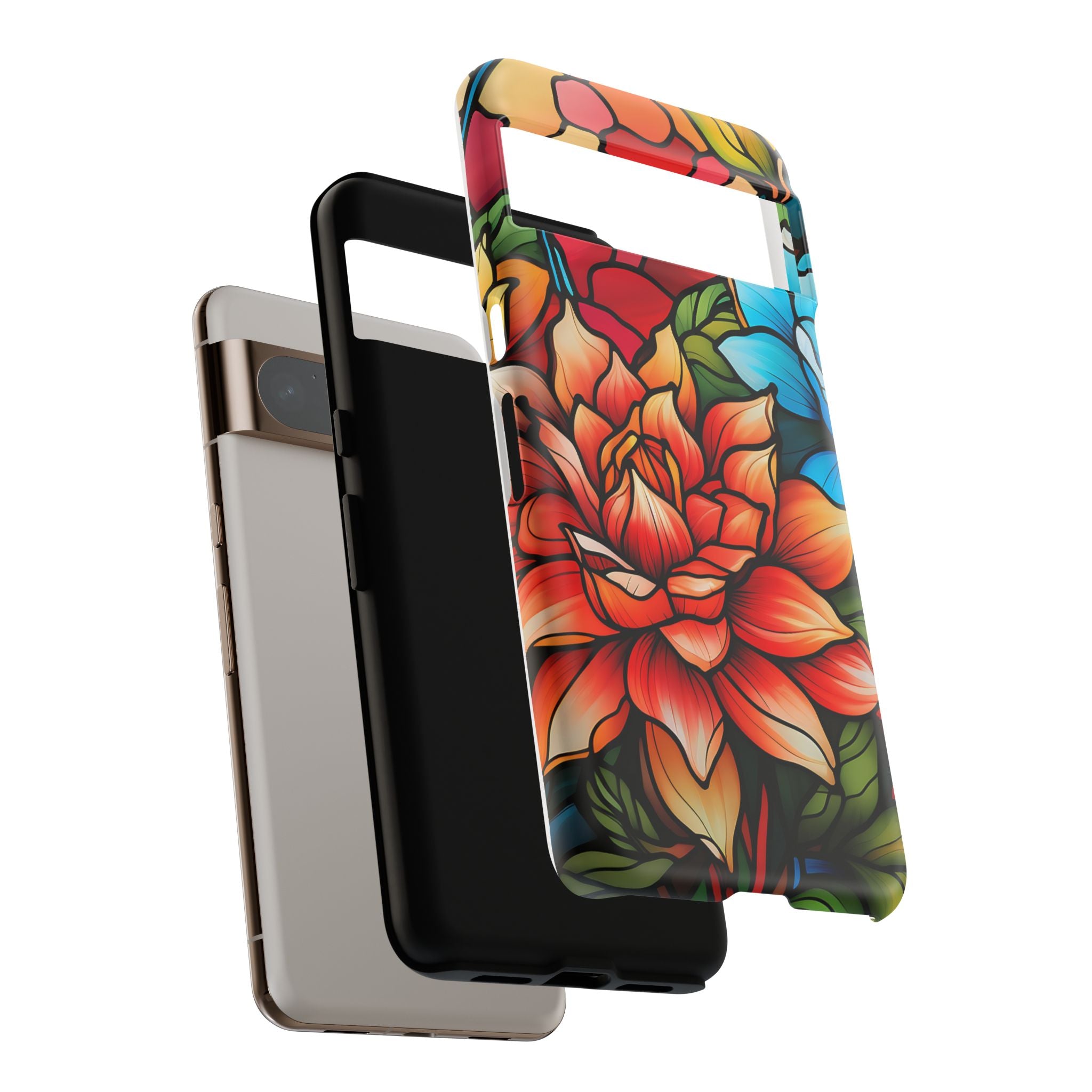 Stained Glass Floral Google Pixel Case (All Models)