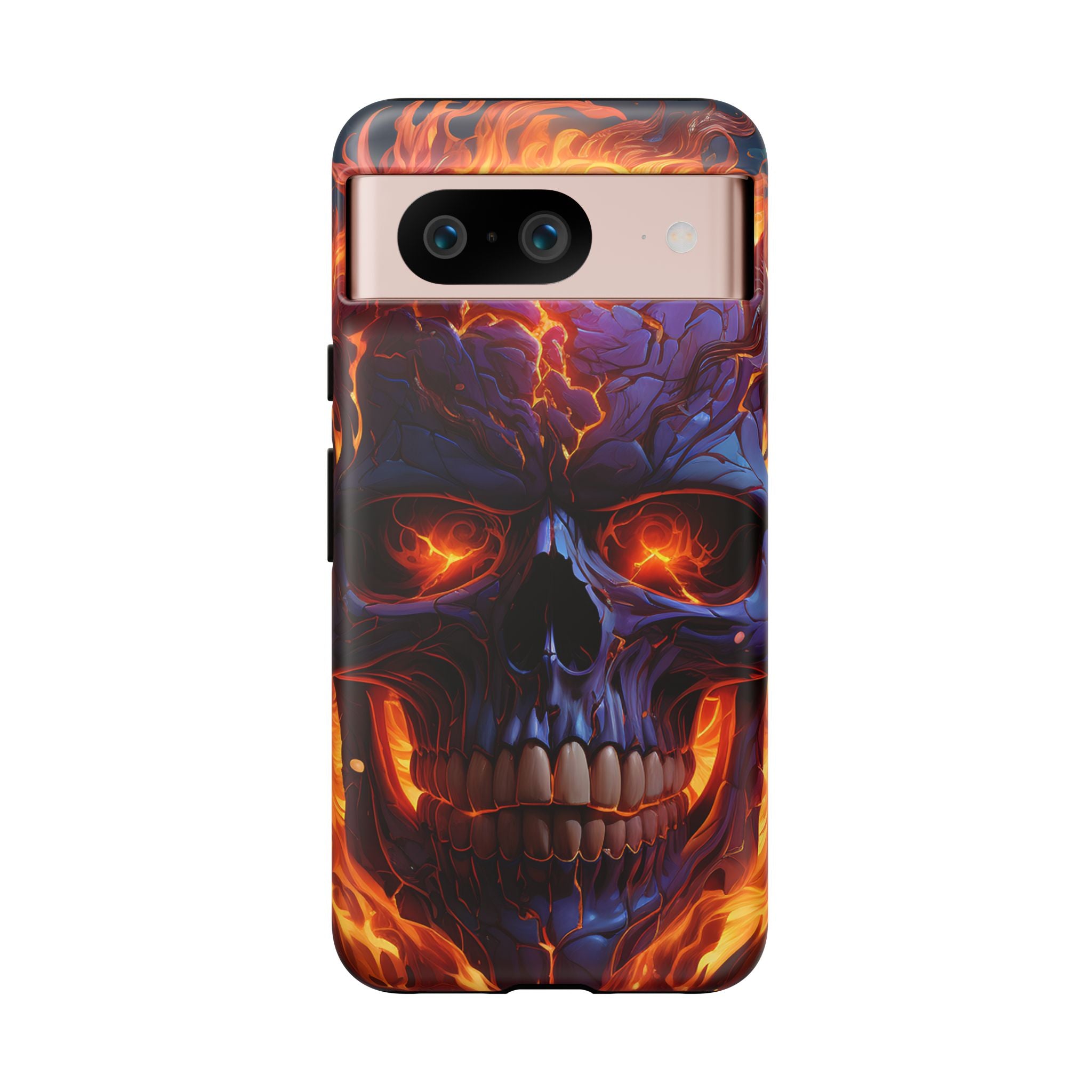 Fiery Skull Google Pixel Case (All Models)