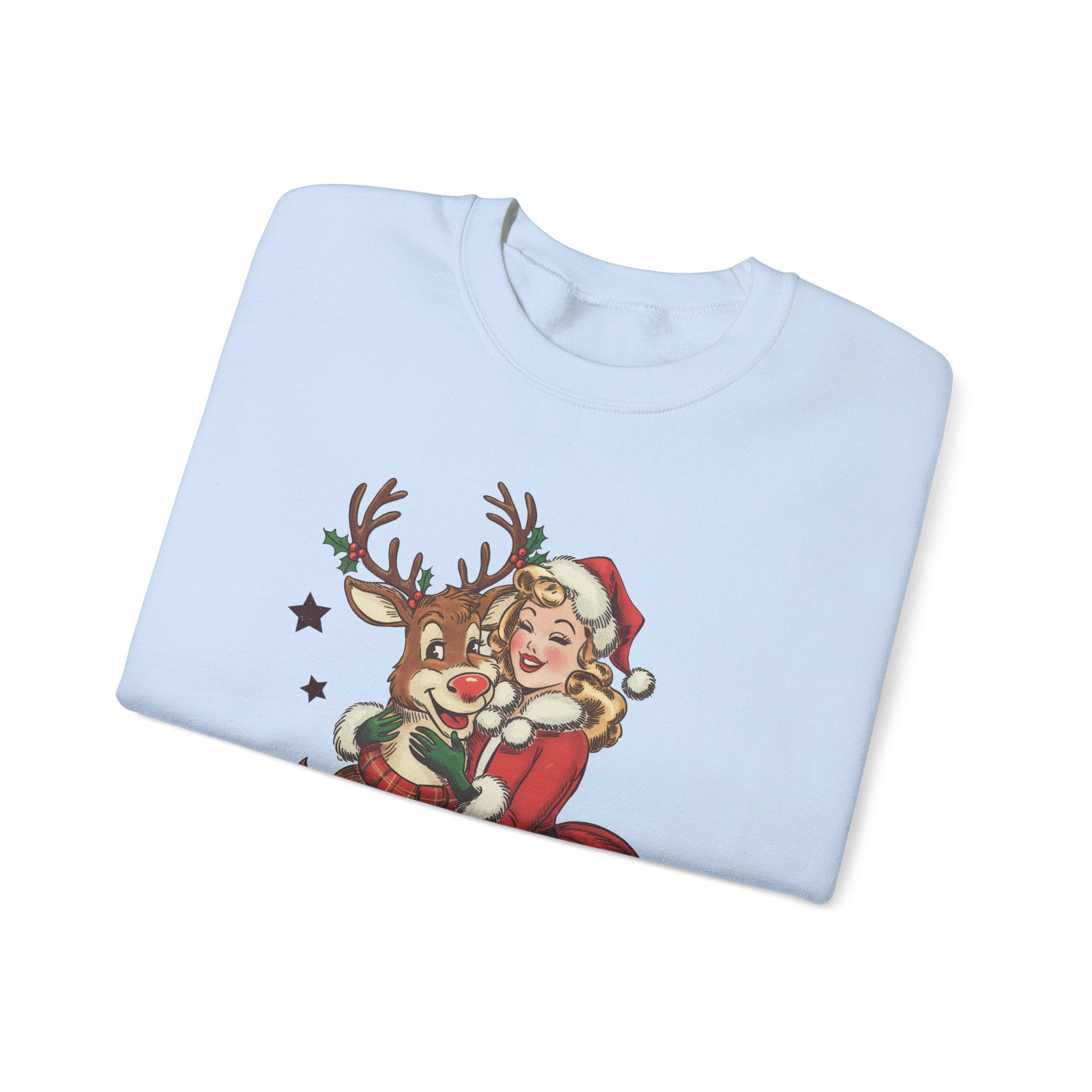 Oh Deer! Christmas Sweatshirt - Reindeer Hug