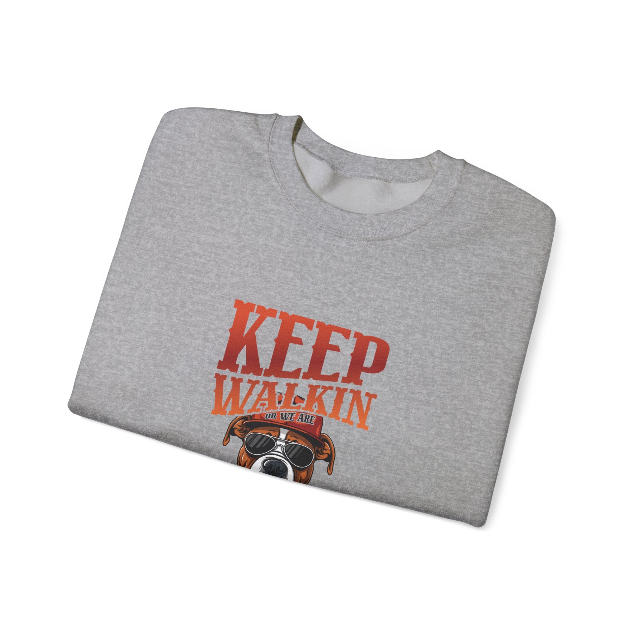 Keep Walkin' Bulldog Hip-Hop Sweatshirt