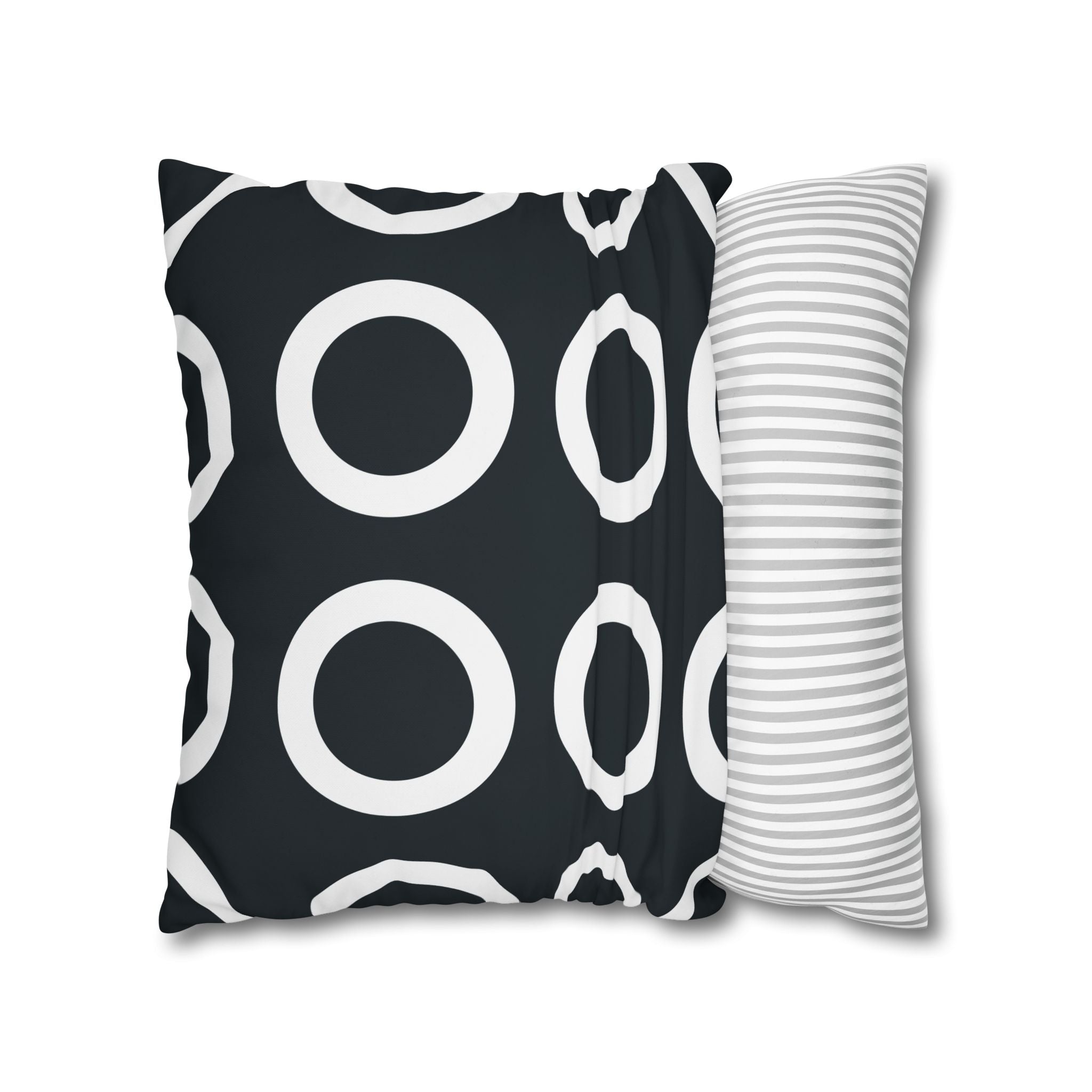 Navy Blue & White Dot Pillowcase