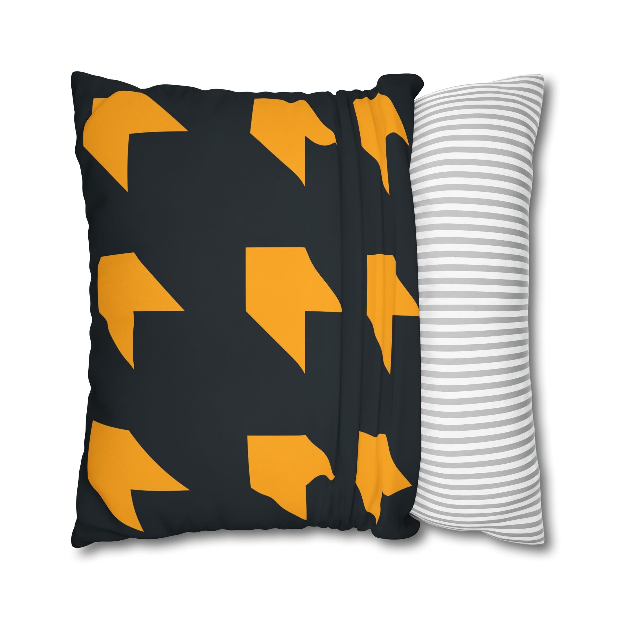 Geometric Arrow Orange Pillowcase