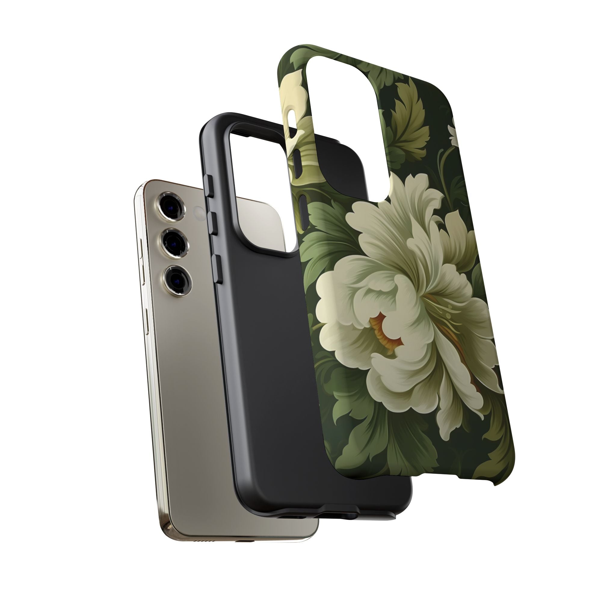 Opulent Floral Samsung Case - Dark Green