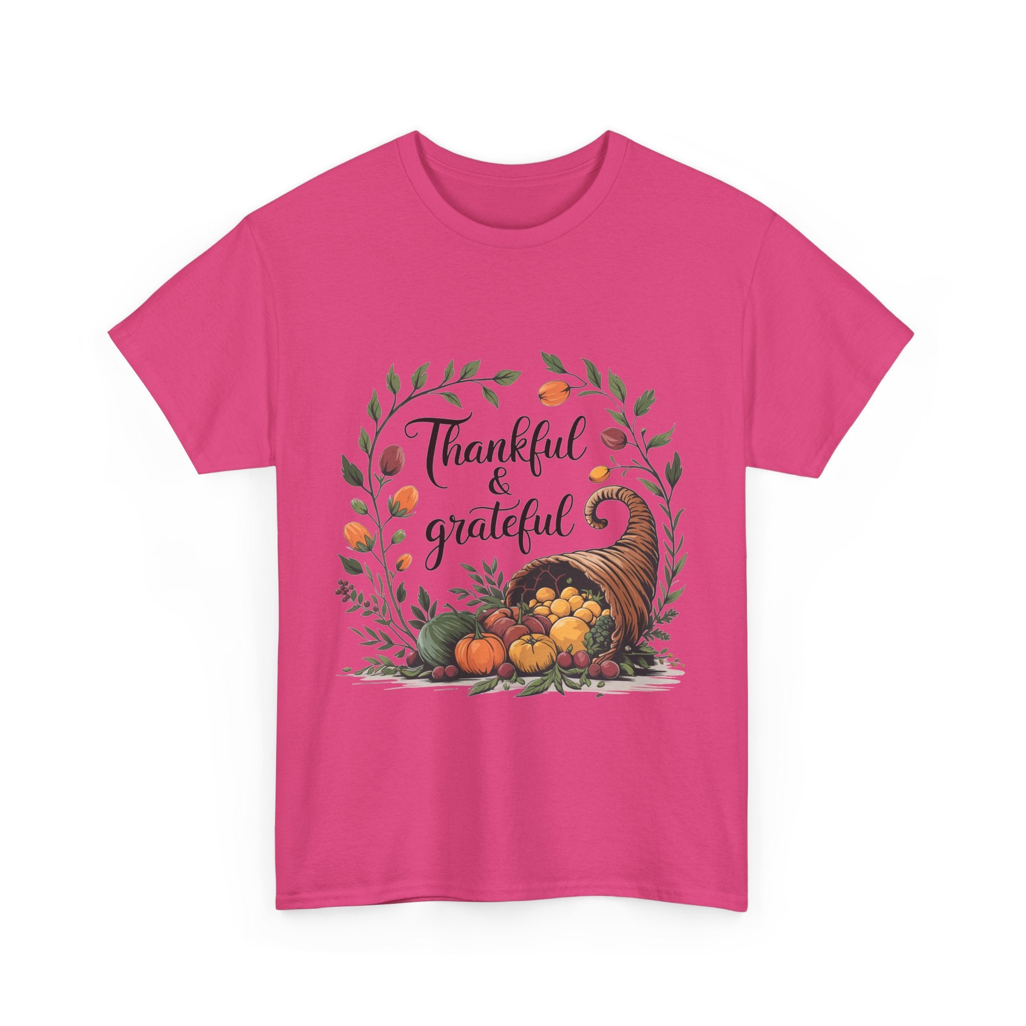 Thankful & Grateful Thanksgiving T-Shirt