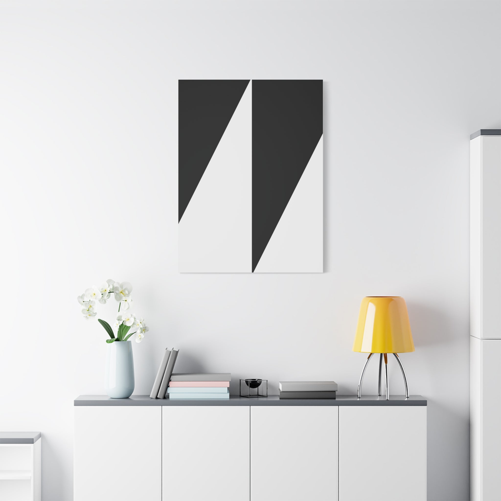 Geometric Diamond Abstract Canvas Art