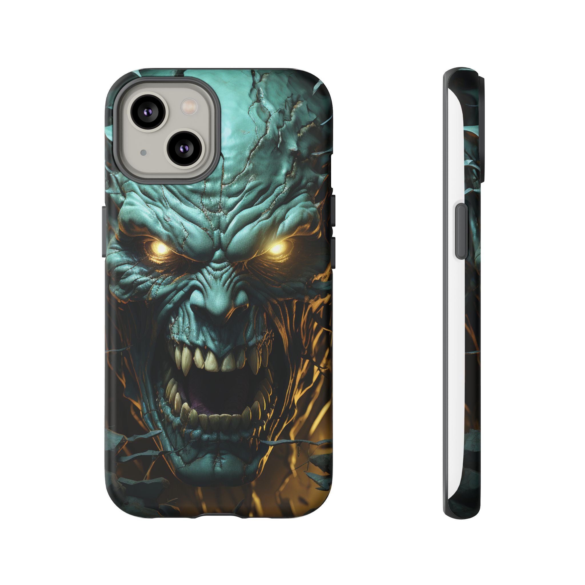 Monstrous Roar Hexagon Stone iPhone Case