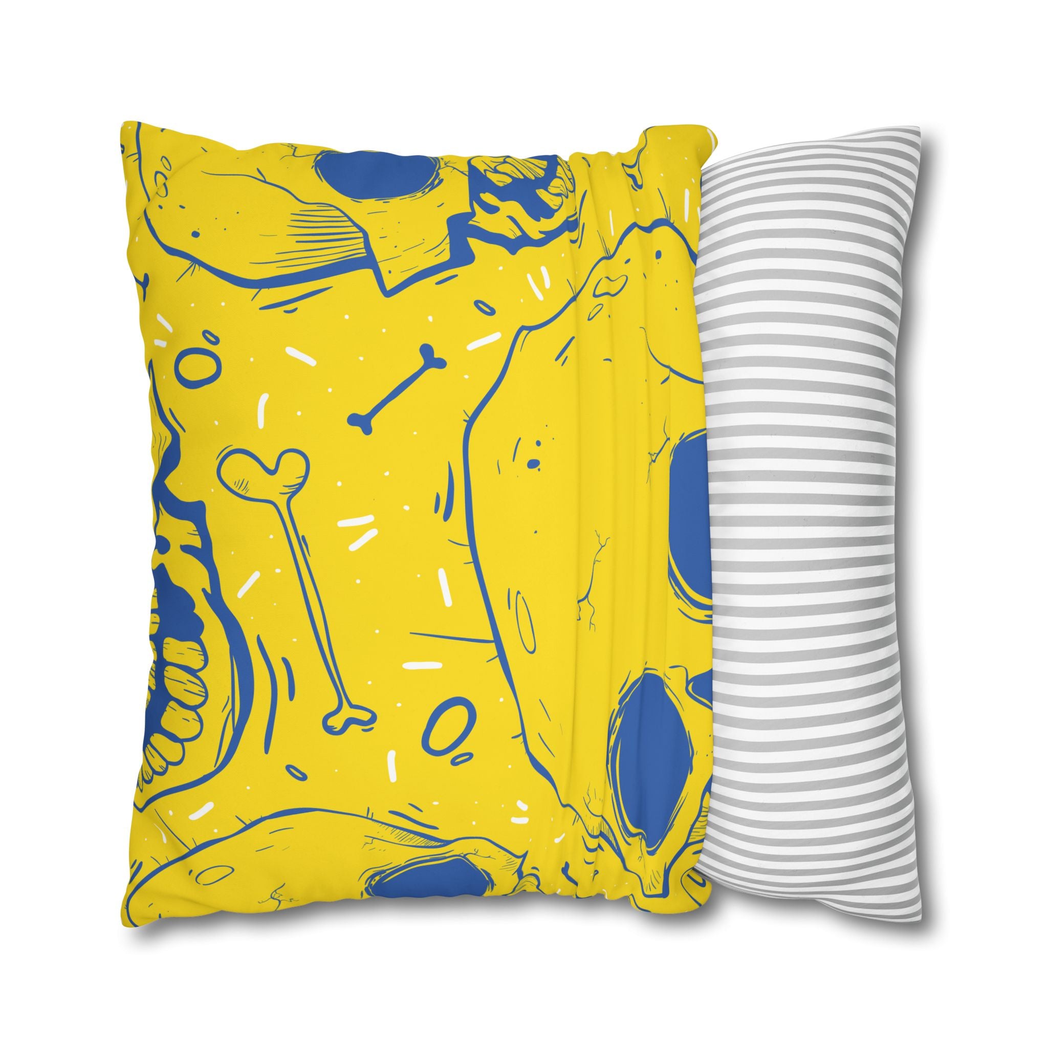 Skull & Bones Pop Art Pillowcase