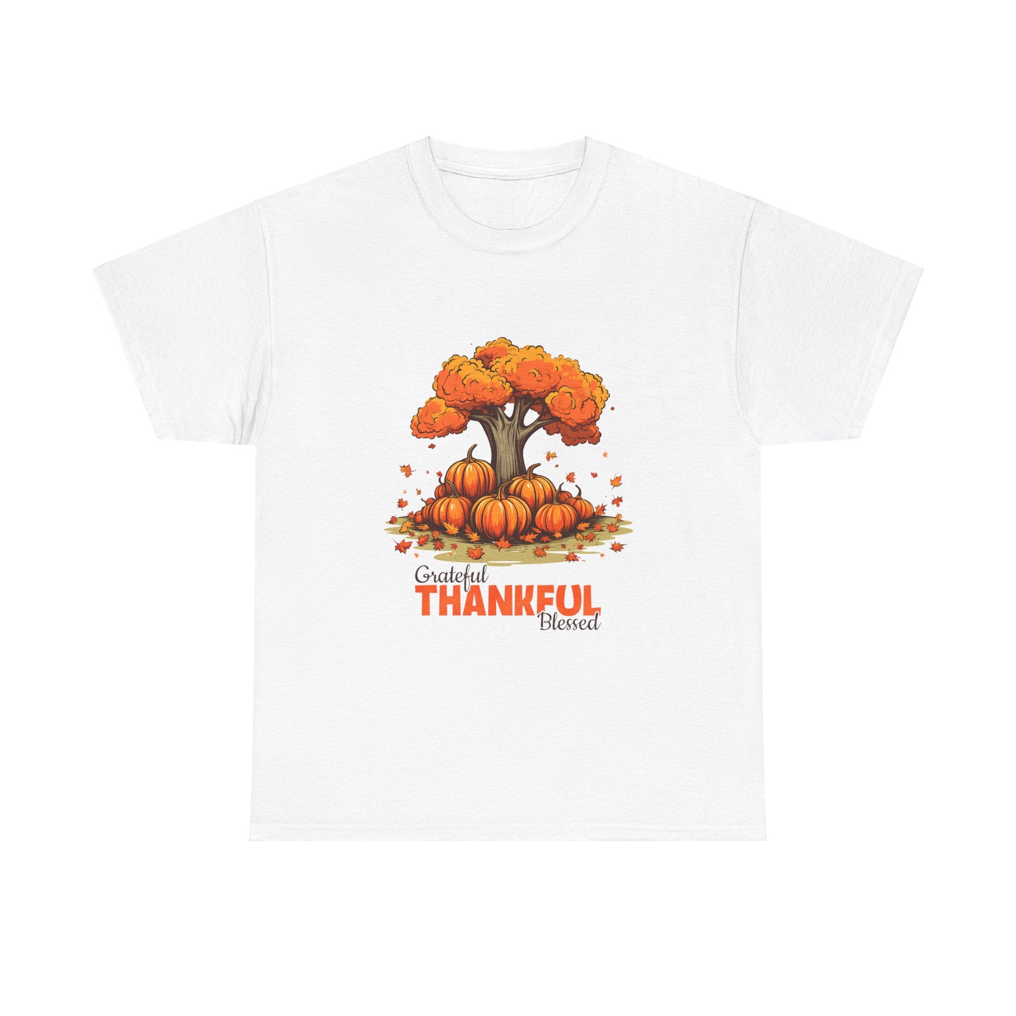 Autumn Thanksgiving Grateful T-Shirt