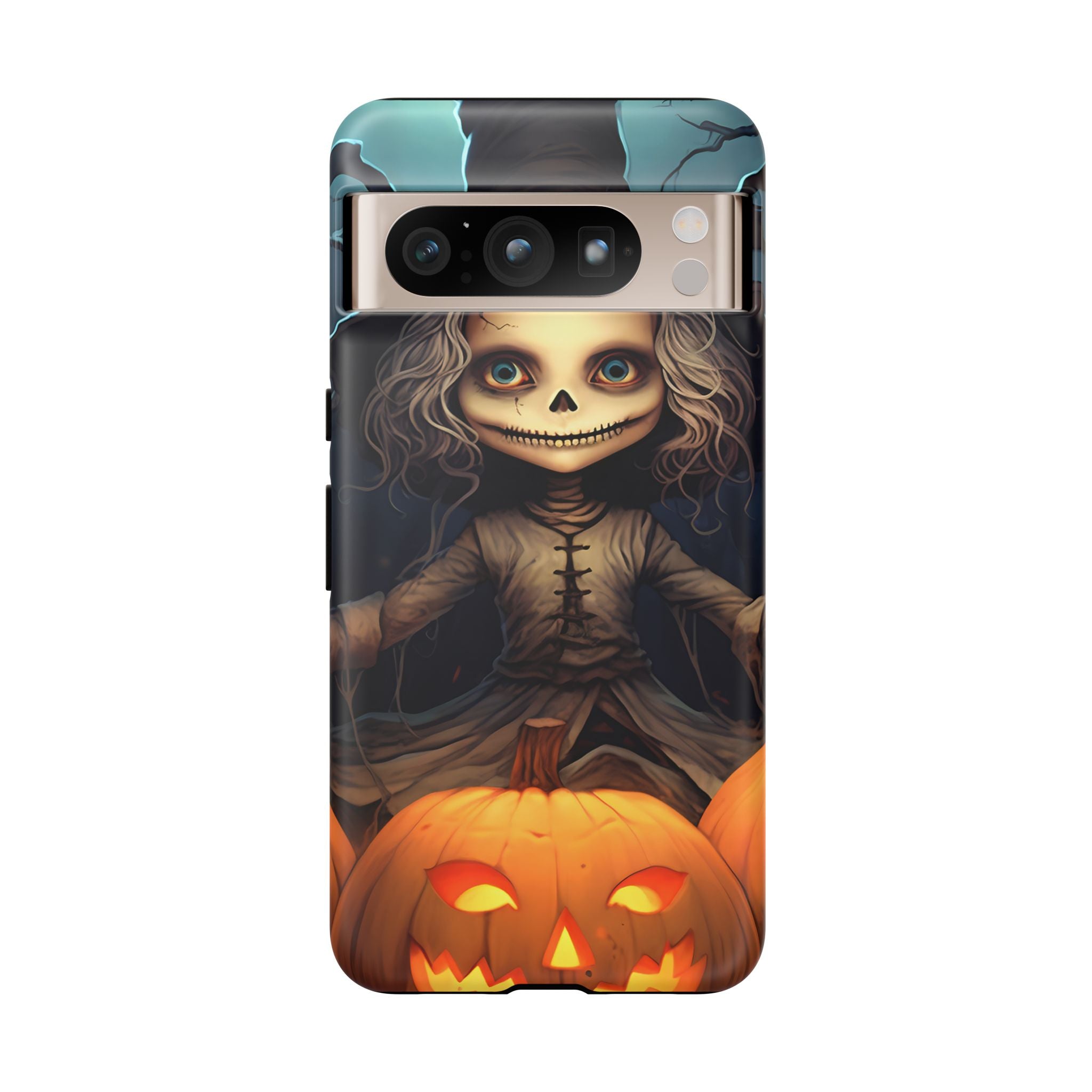 Spooky Skull Girl Halloween Google Google Pixel Case (All Models)