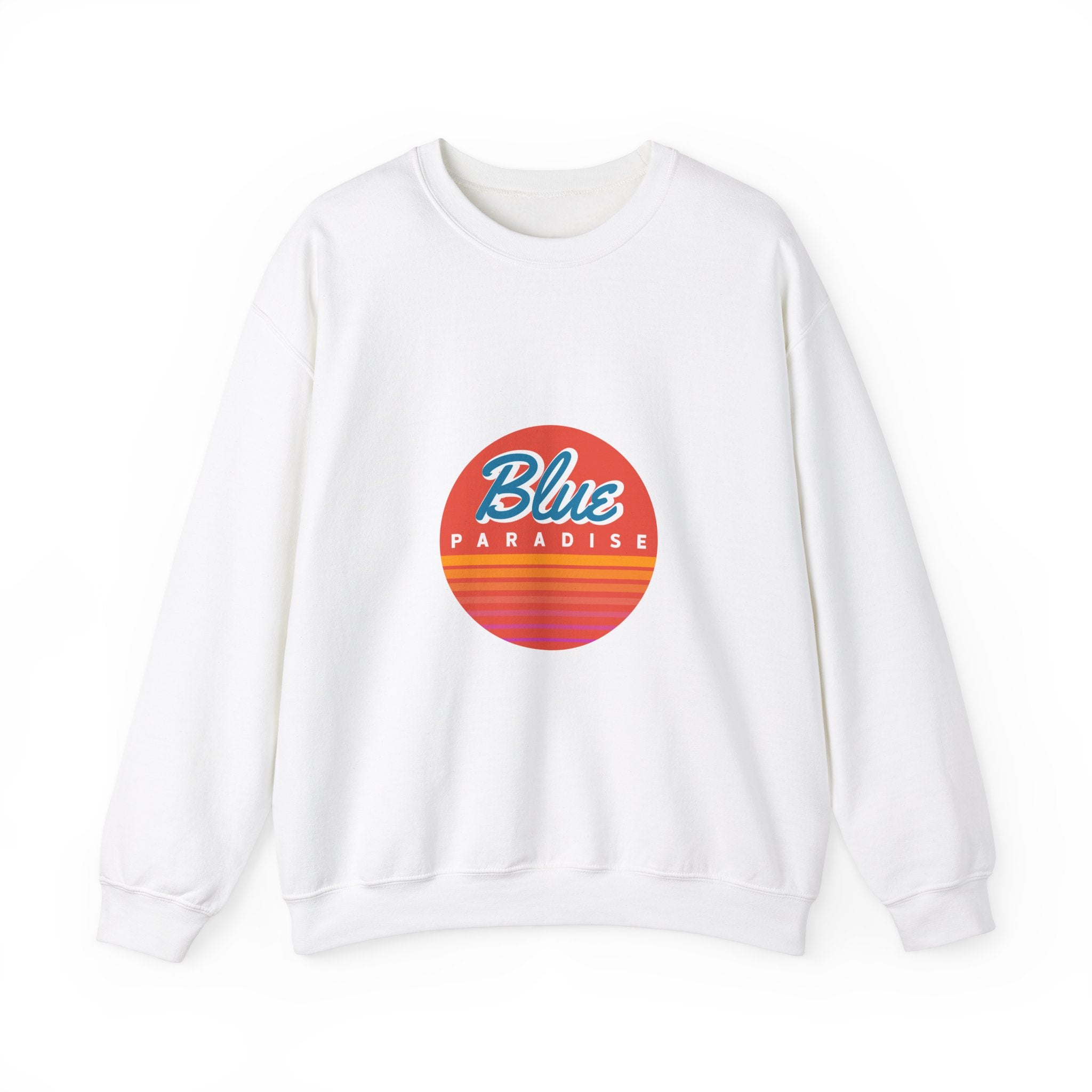 Retro Blue Paradise Sunset Sweatshirt