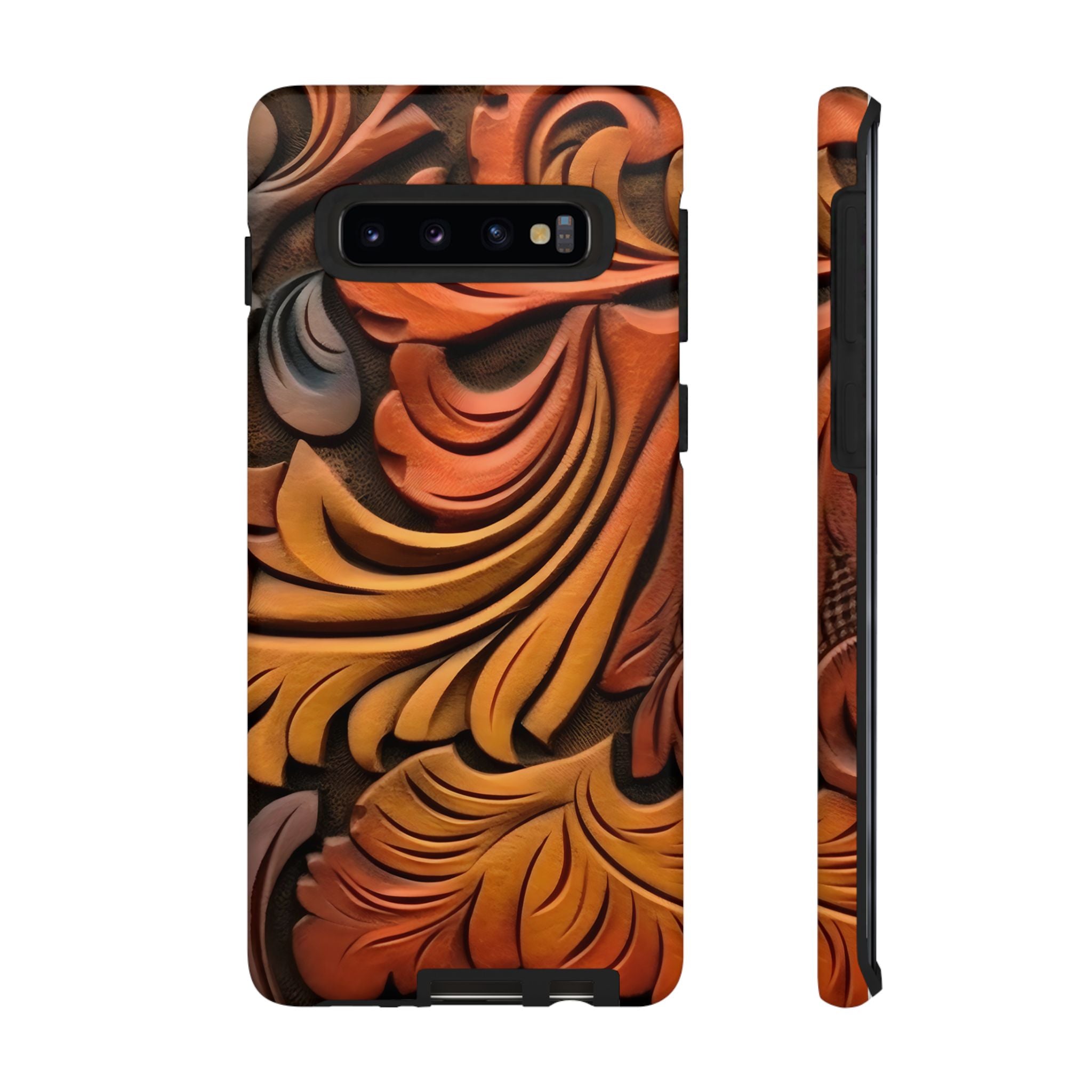 Art Nouveau Leather Samsung Case