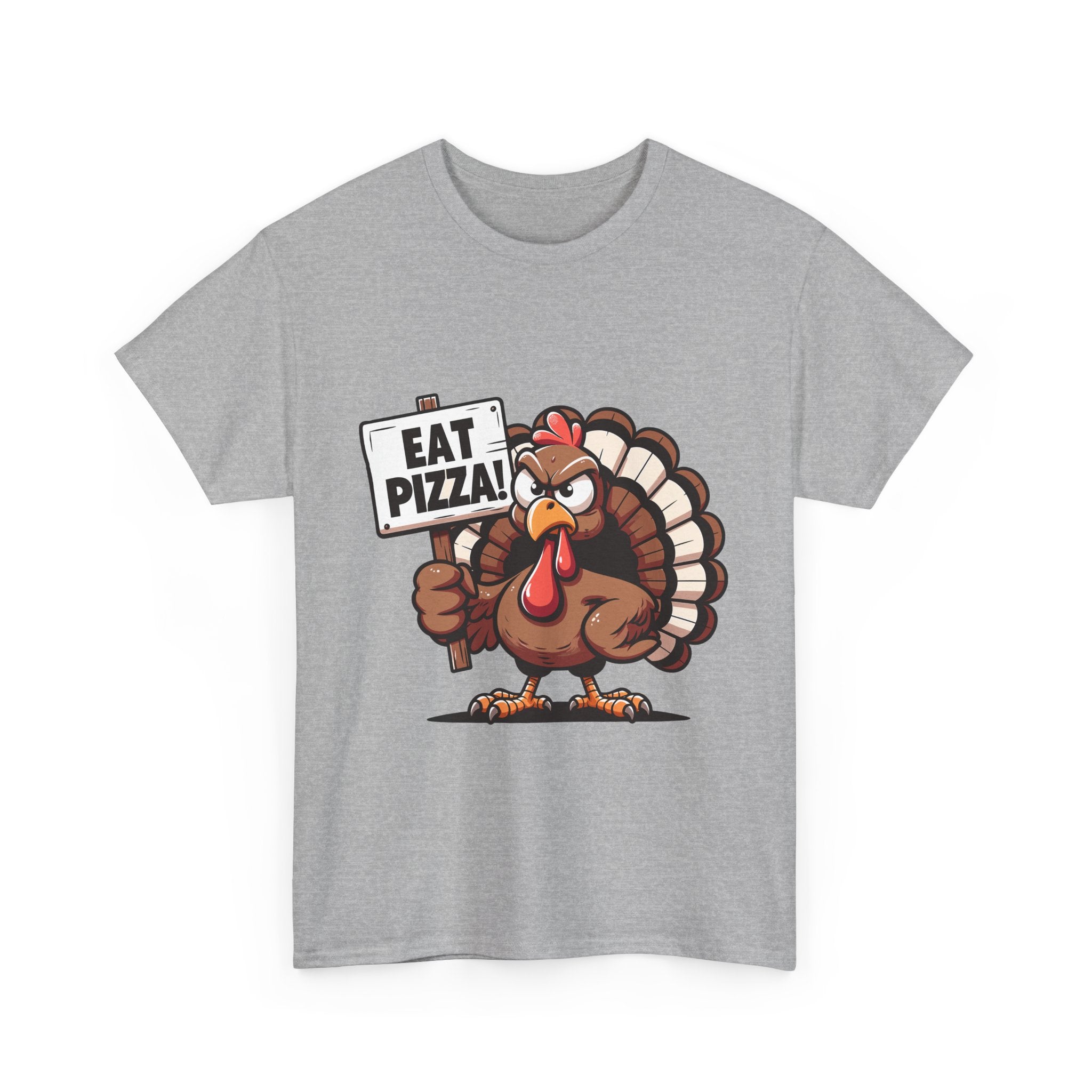 Angry Turkey Pizza Thanksgiving T-Shirt