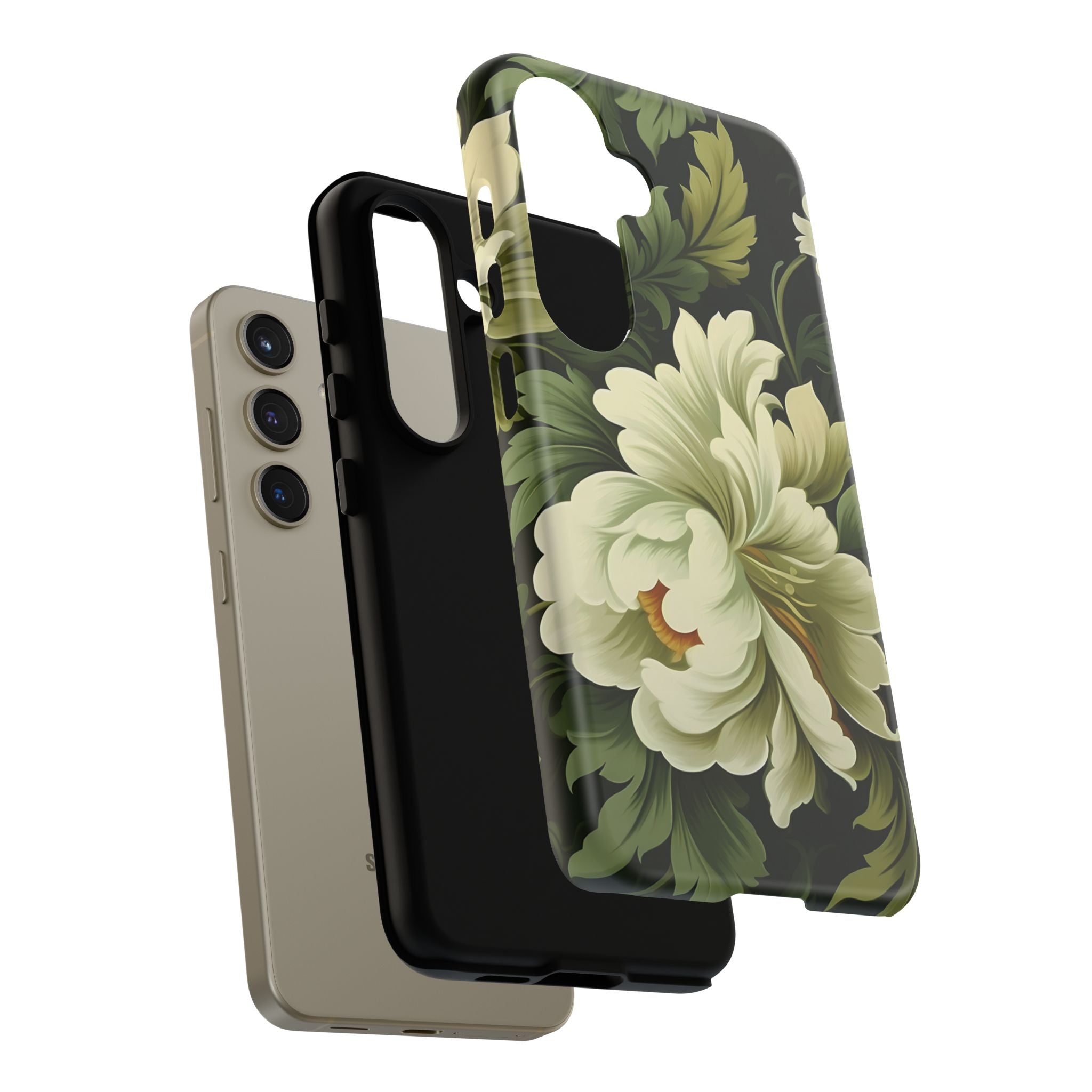 Opulent Floral Samsung Case - Dark Green