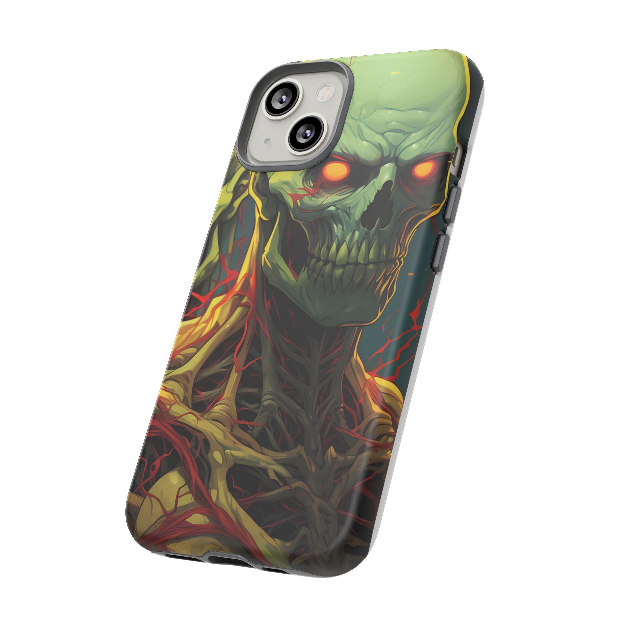 Glowing Skull Hexagon iPhone Case