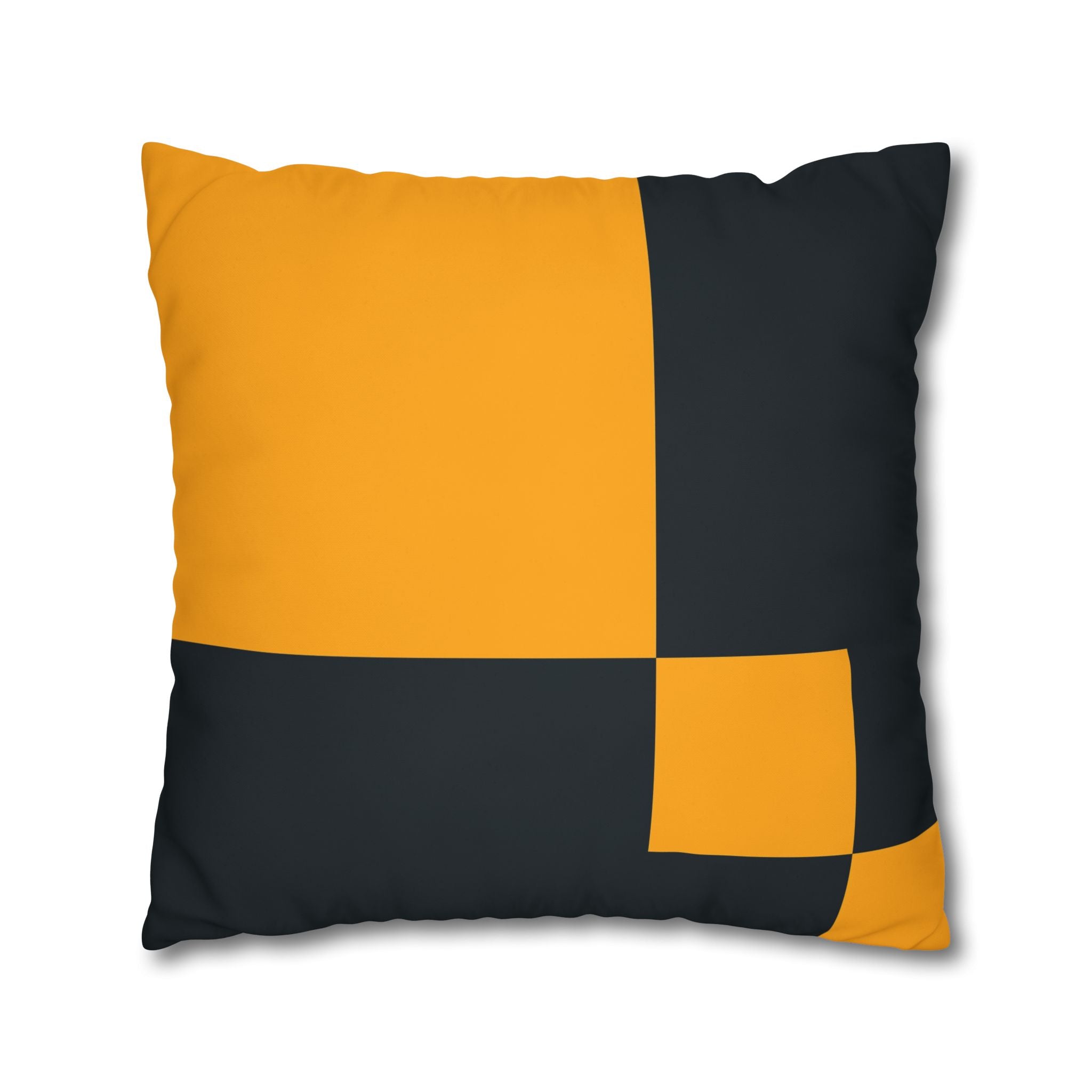 Navy & Gold Abstract Art Pillowcase