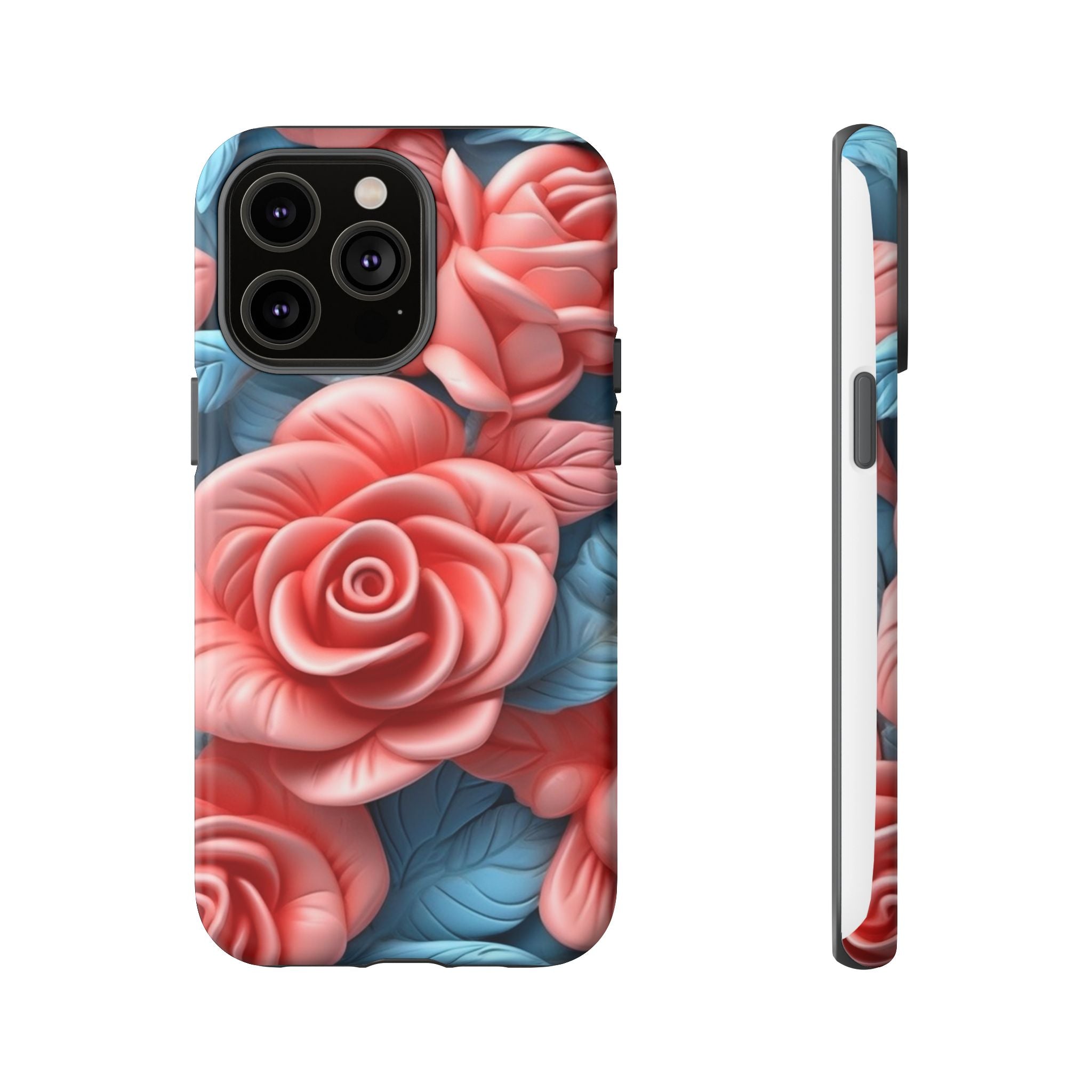 Stylized Floral iPhone Case - Hexagon Stone