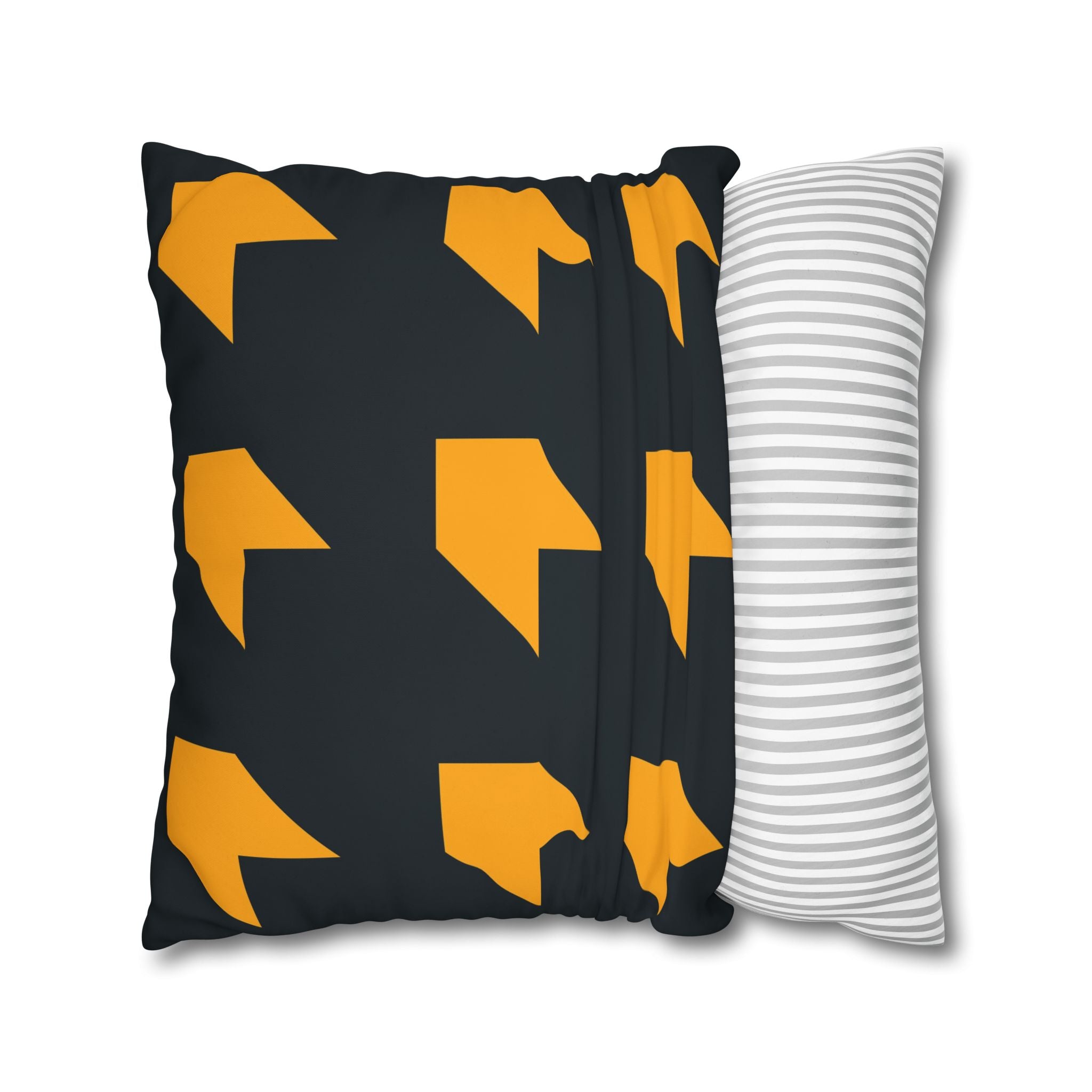 Geometric Arrow Orange Pillowcase