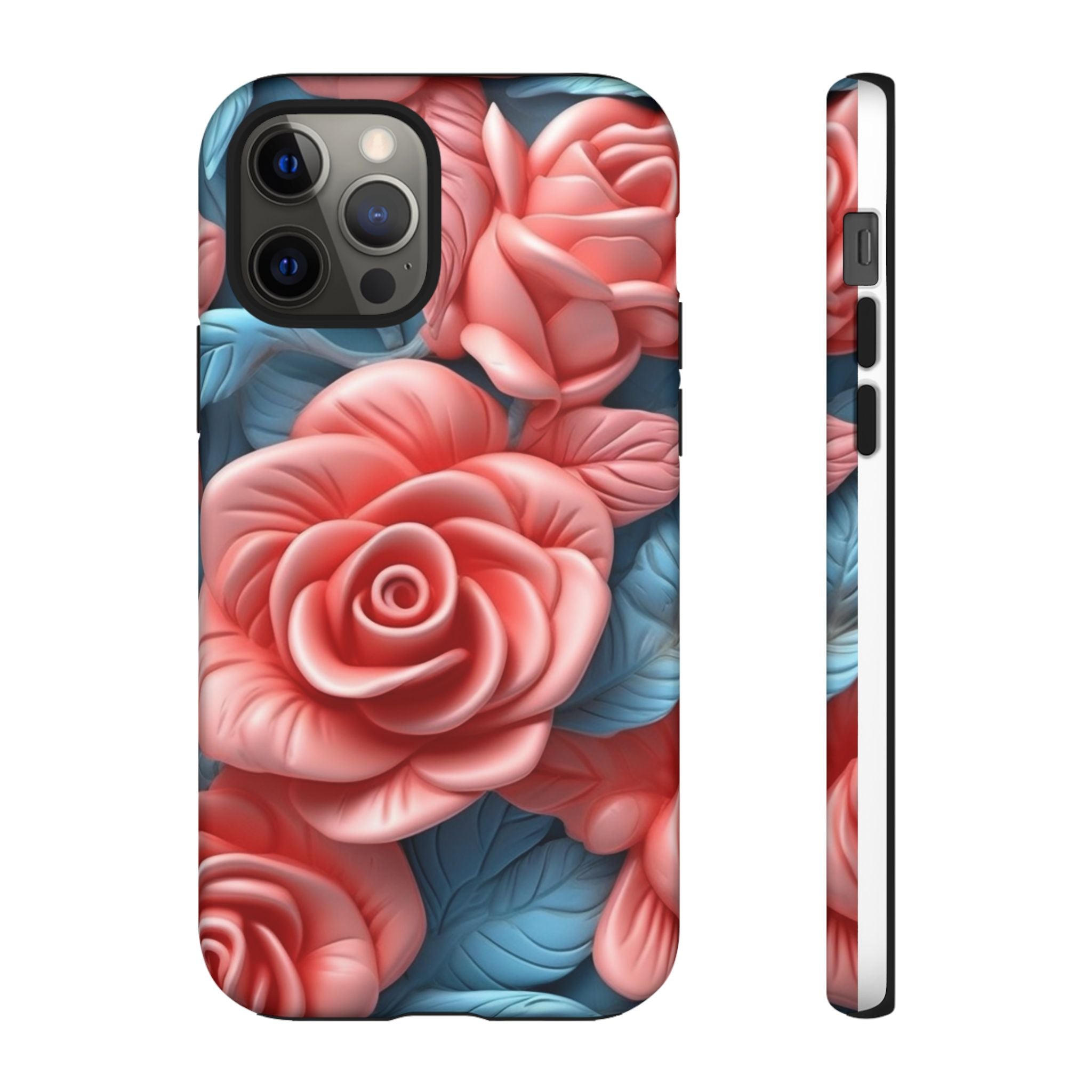 Stylized Floral iPhone Case - Hexagon Stone