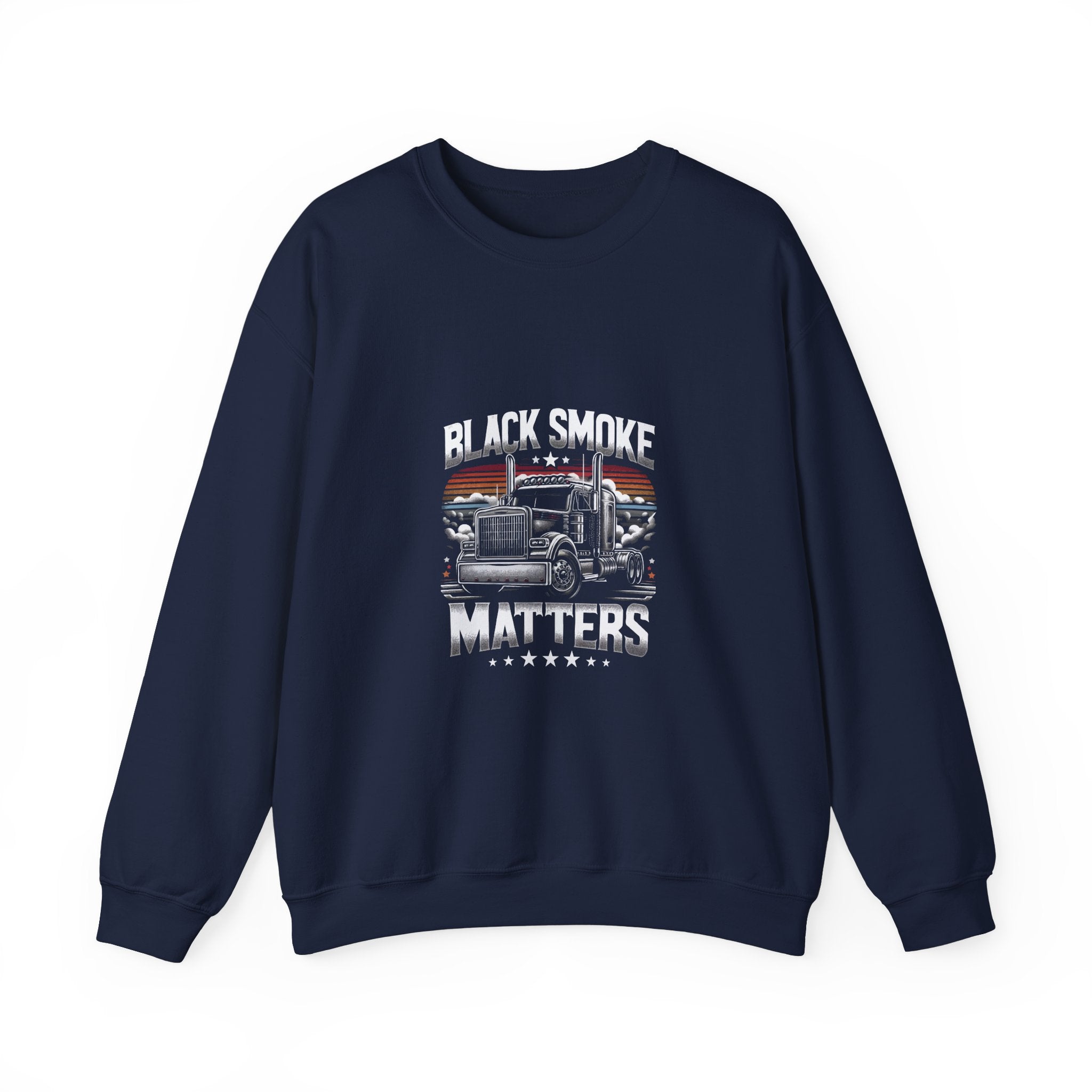 Vintage Truck Black Smoke Matters Sweatshirt