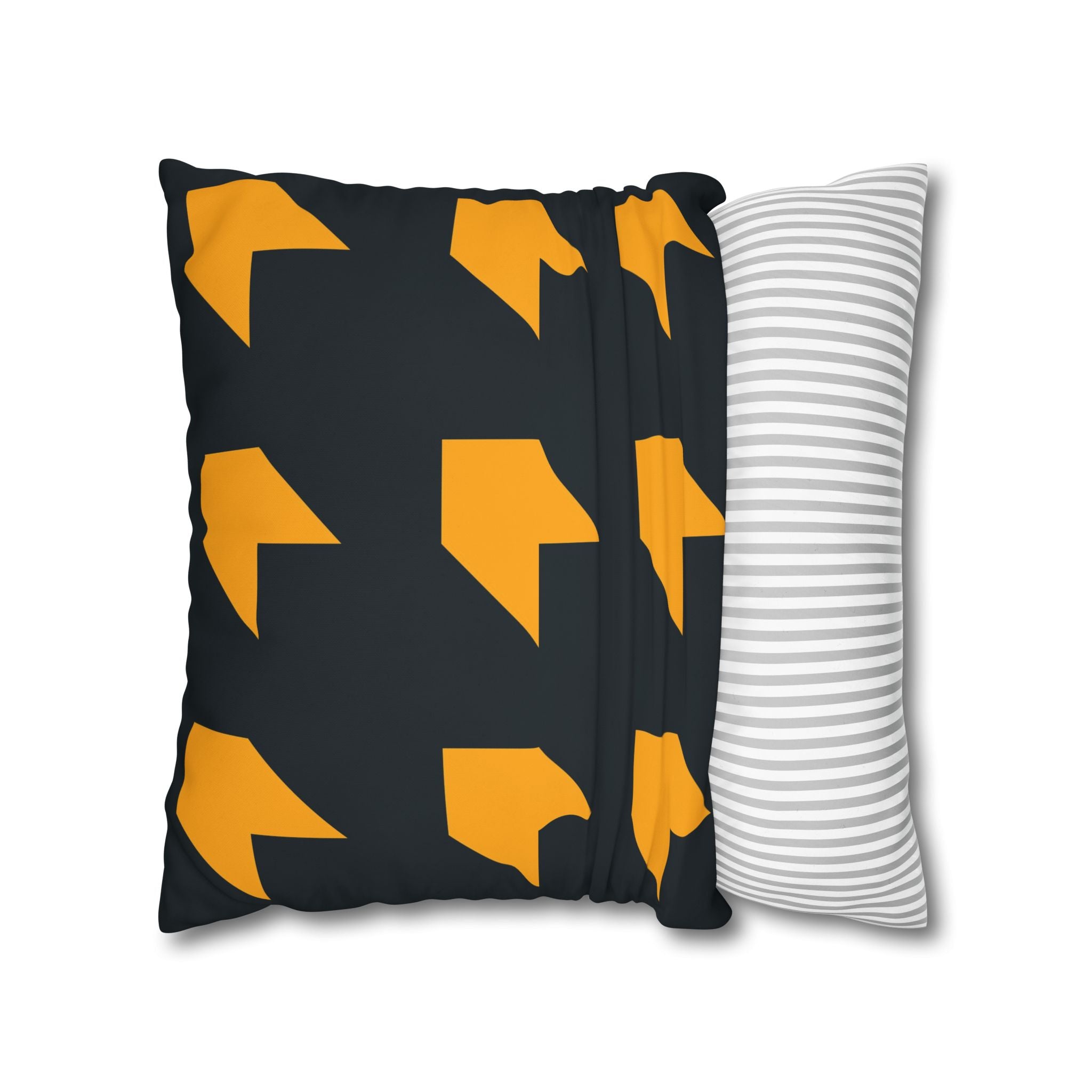 Geometric Arrow Orange Pillowcase