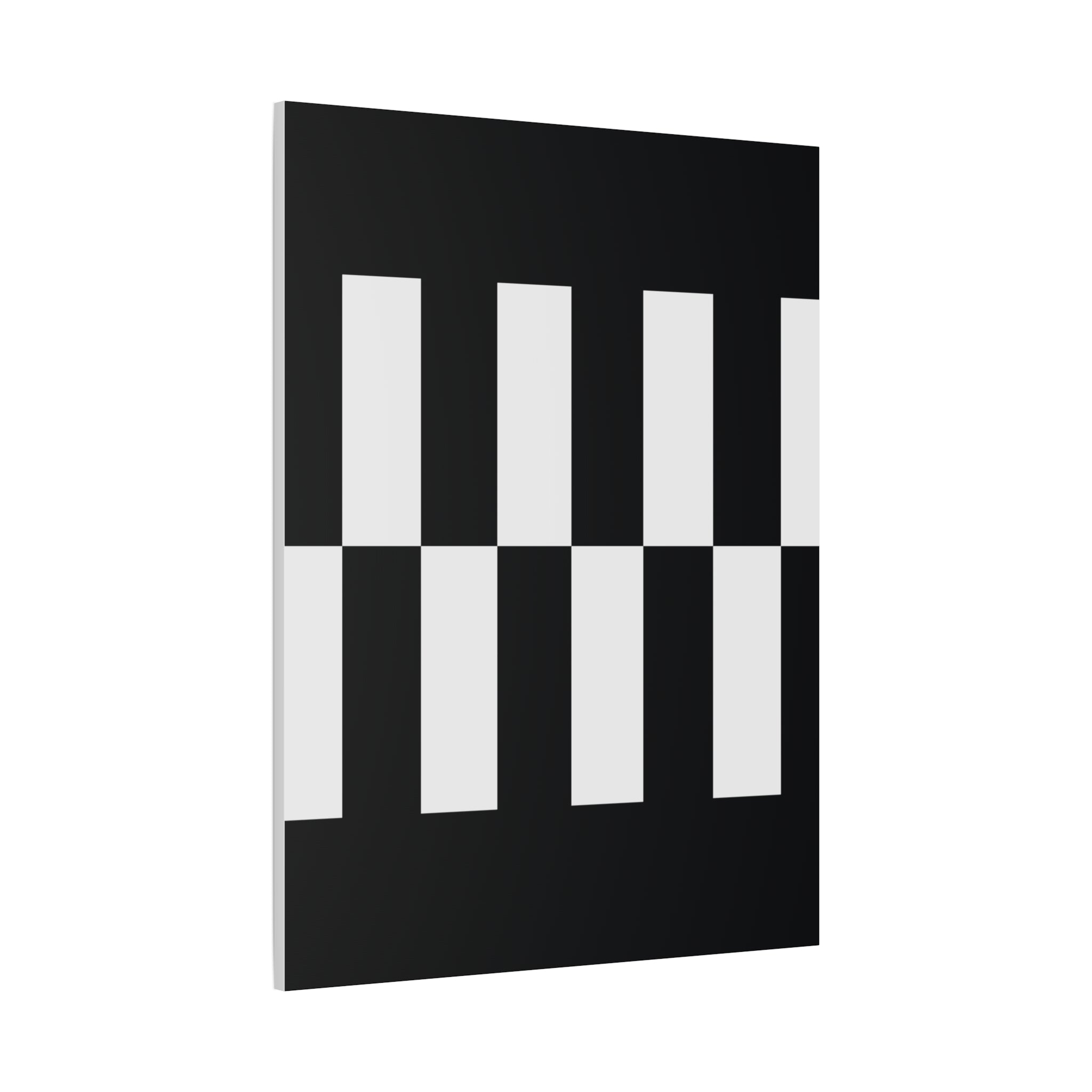 Classic Checkerboard Matte Canvas Art